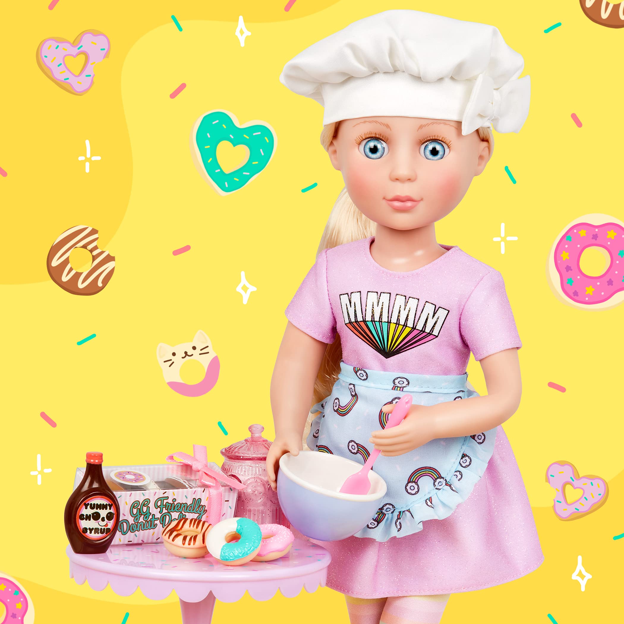 Foto 4 pulgar | Set De Repostería Glitter Girls Donut Con Batidora Para Muñecas De 14 Pulgadas O Más De 3 Años - Venta Internacional.