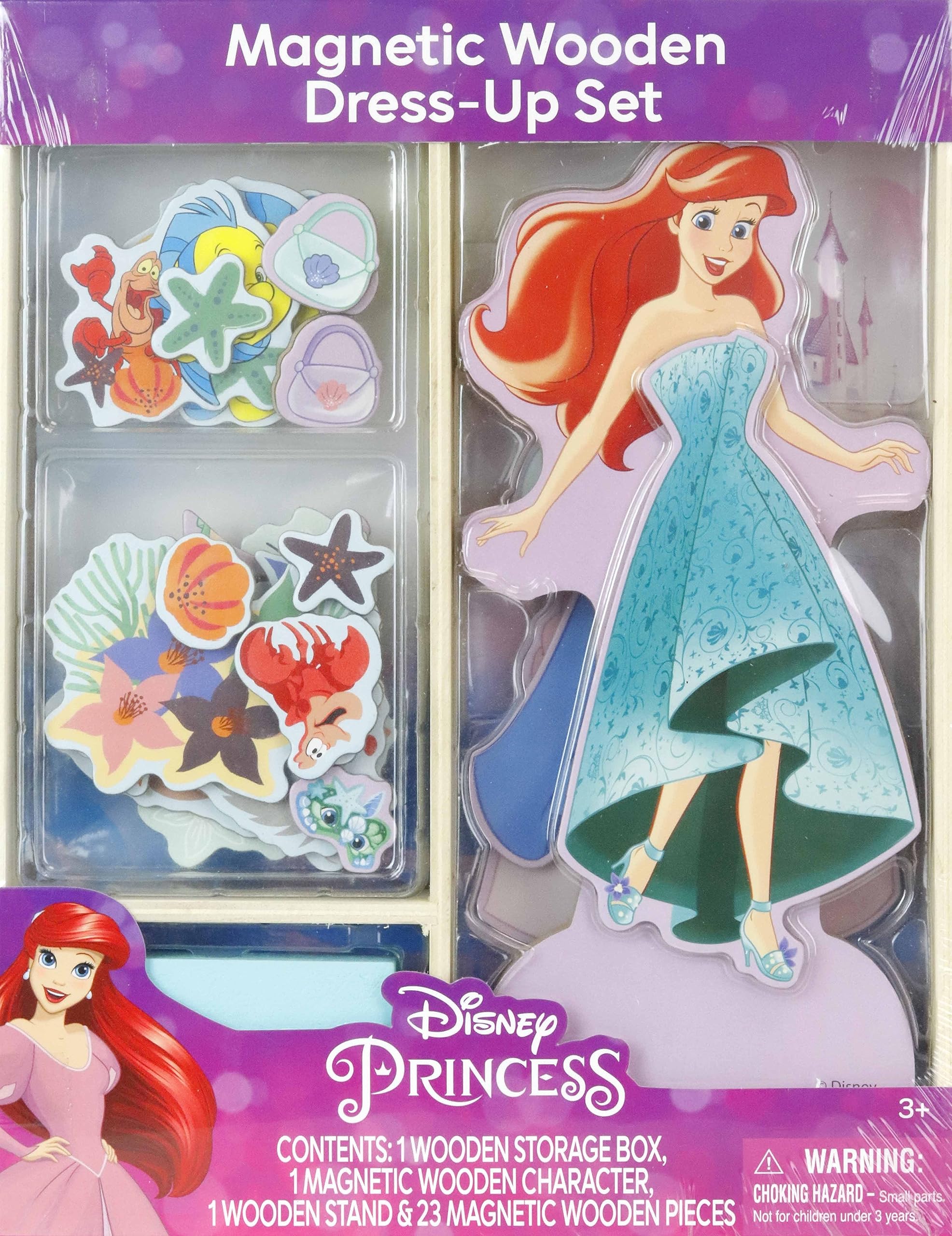 Disfraz Magnético De Madera Tara Toys Princess Con 23 Piezas - Venta Internacional.