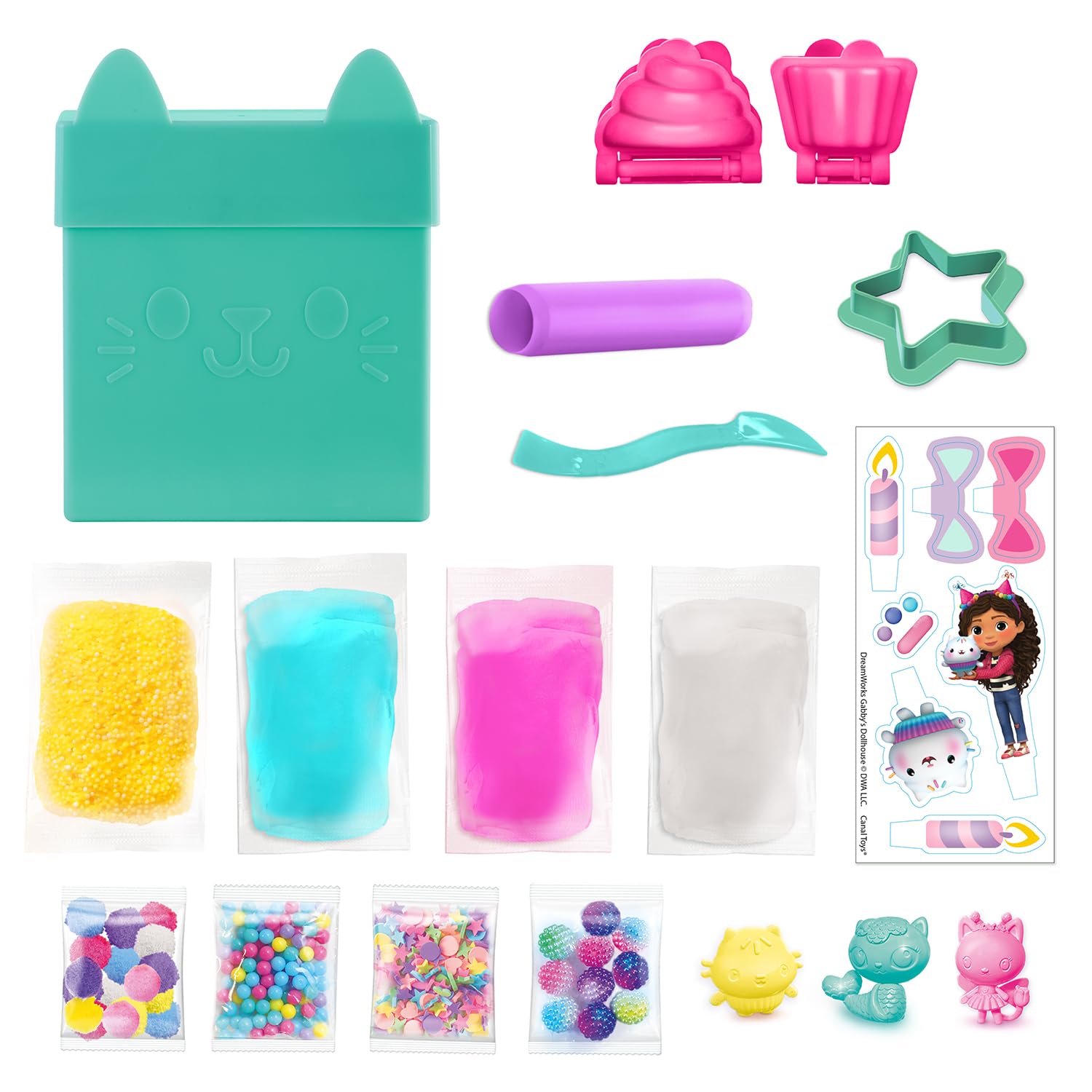 Foto 4 | Caja Sensorial Canal Toys Gabby's Dollhouse Cakey Cat Birthday - Venta Internacional.