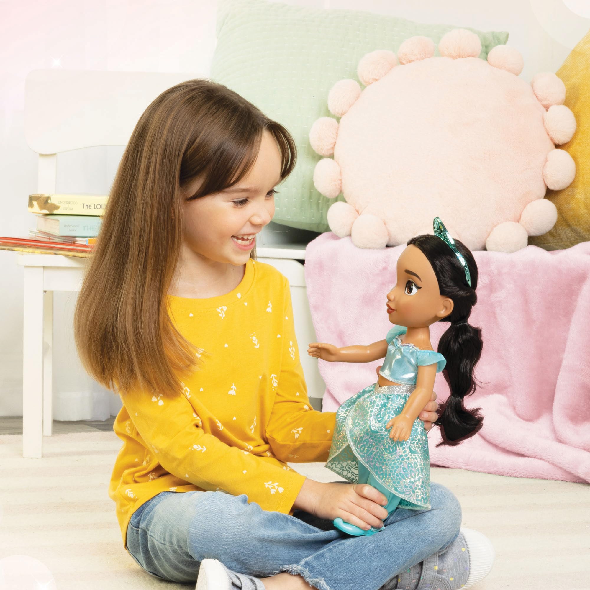 Foto 5 pulgar | Muñeca De La Princesa Disney My Friend Jasmine De 35,56 Cm Con Disfraz - Venta Internacional.