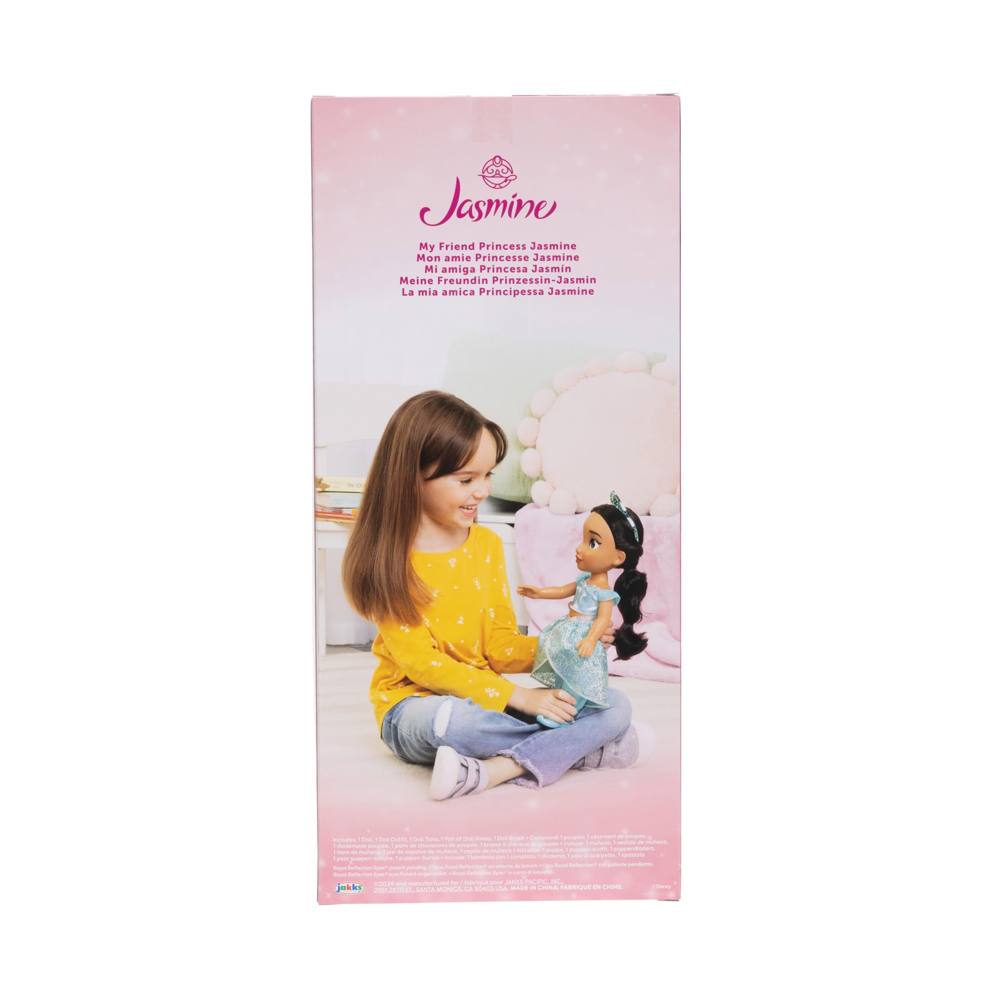 Foto 8 pulgar | Muñeca De La Princesa Disney My Friend Jasmine De 35,56 Cm Con Disfraz - Venta Internacional.