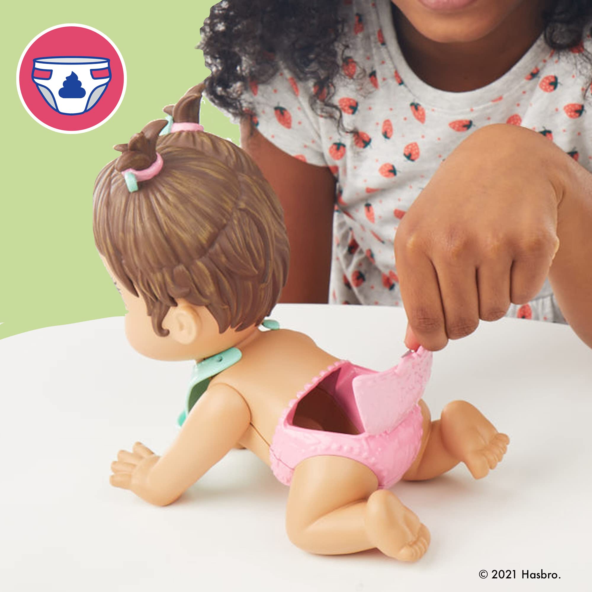 Foto 5 pulgar | Muñeca Baby Alive Lil Snacks Para Comer Y Defecar Con Accesorios - Venta Internacional.
