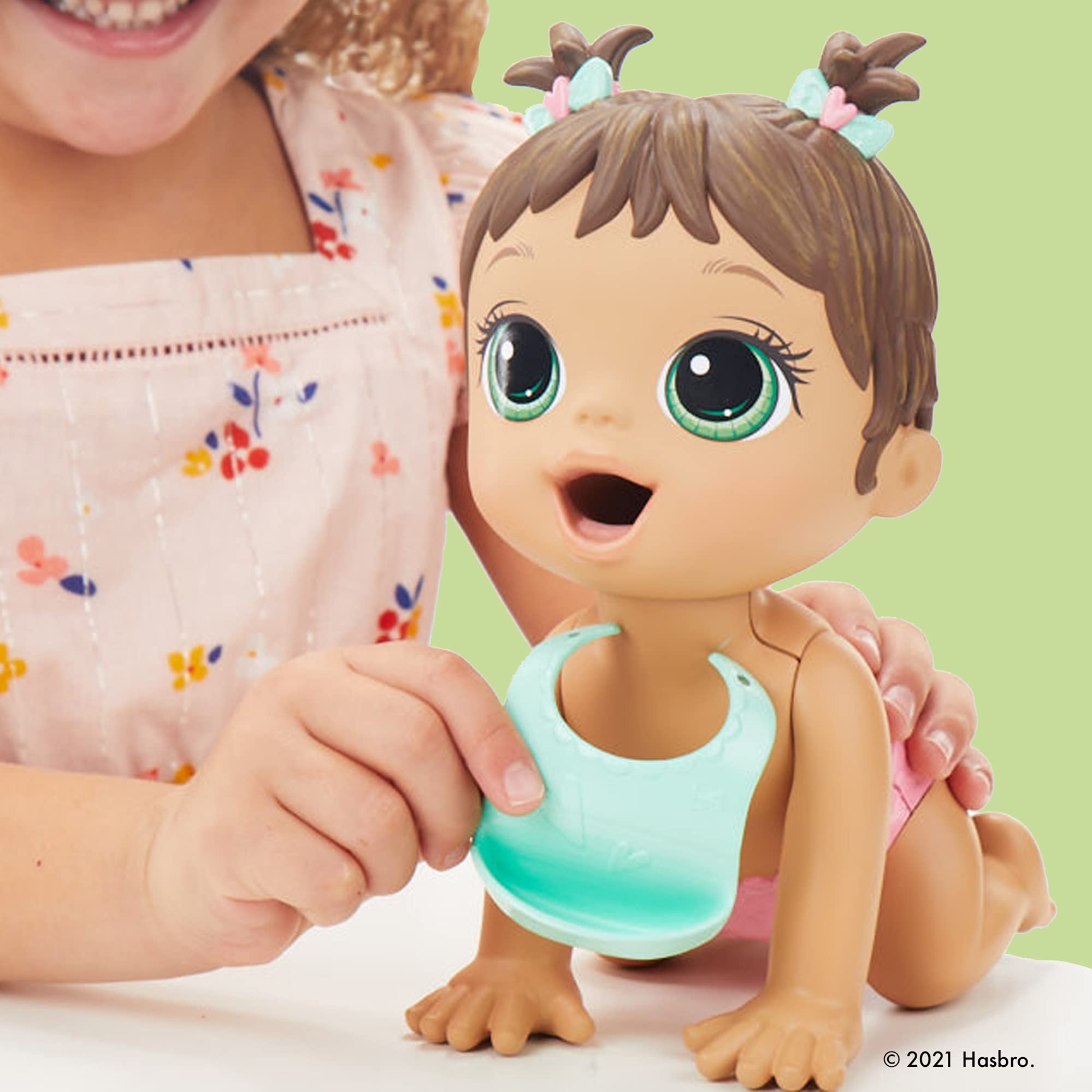 Foto 6 pulgar | Muñeca Baby Alive Lil Snacks Para Comer Y Defecar Con Accesorios - Venta Internacional.