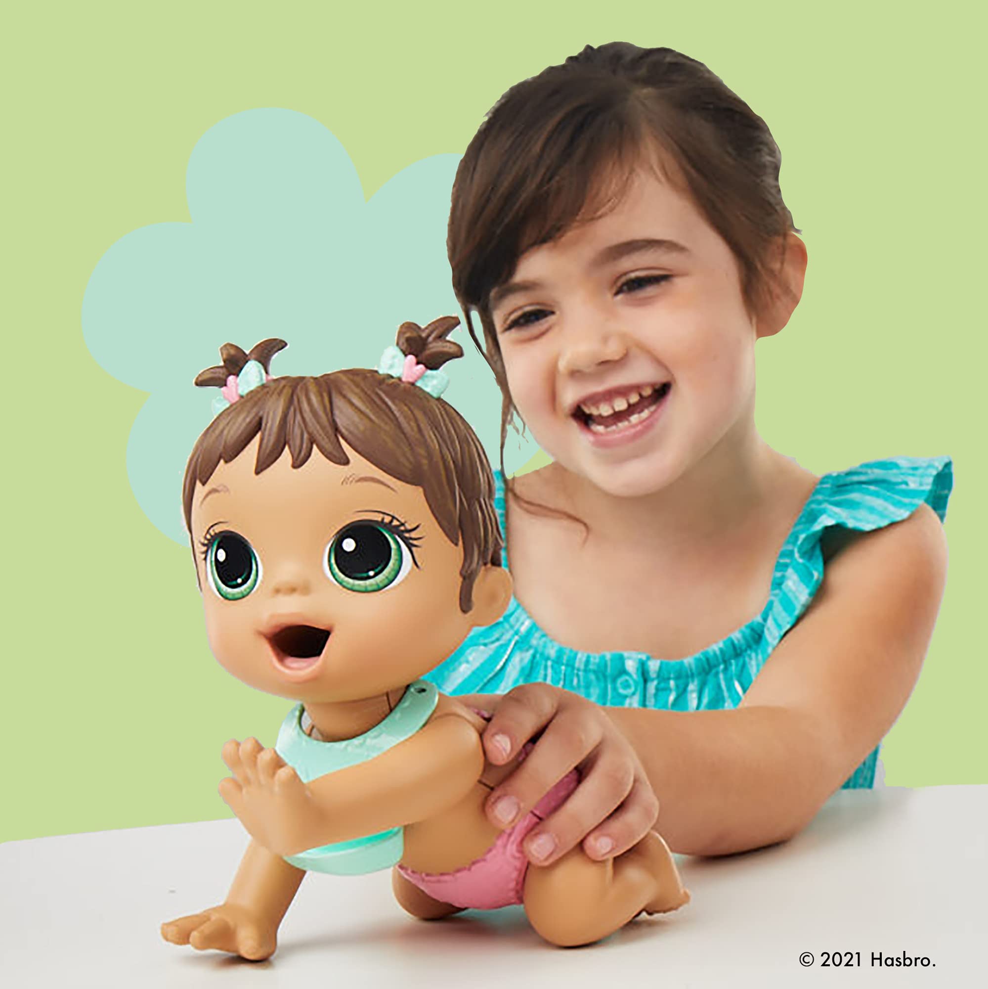 Foto 7 pulgar | Muñeca Baby Alive Lil Snacks Para Comer Y Defecar Con Accesorios - Venta Internacional.