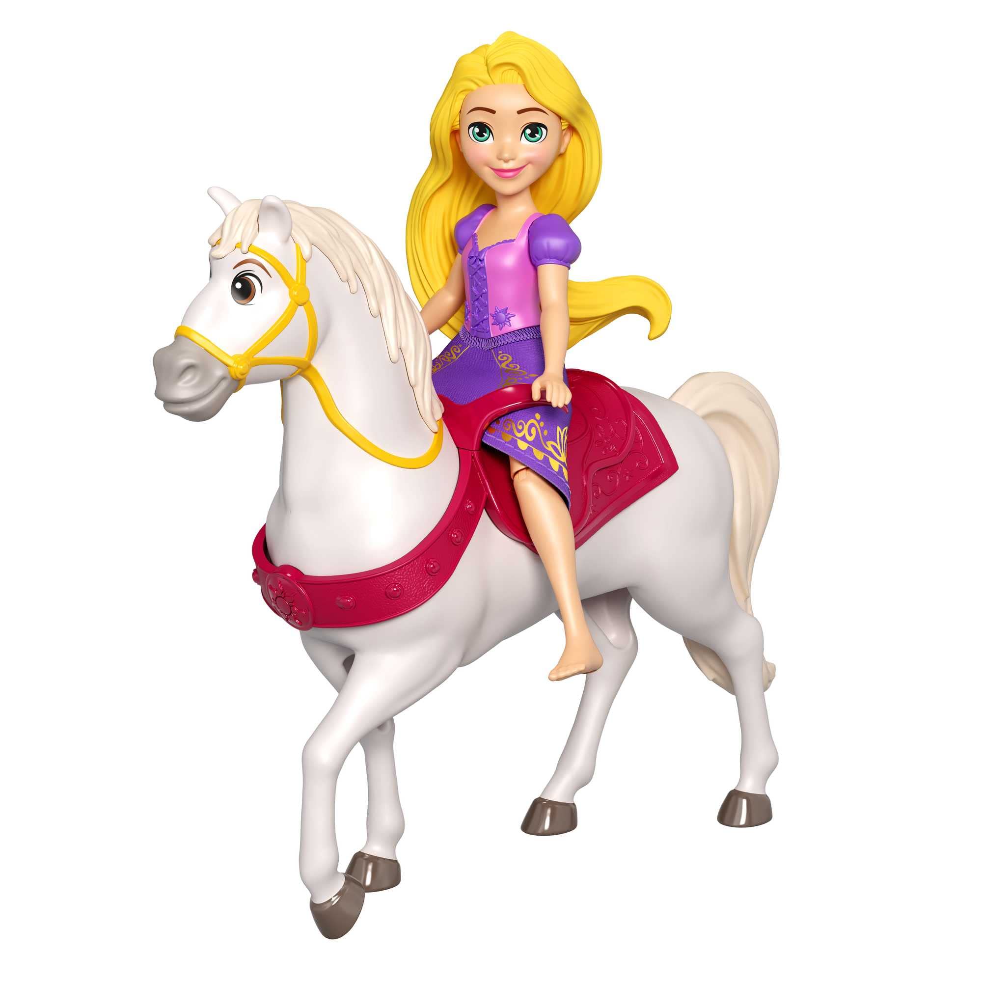 Foto 4 pulgar | Juguete Mattel Disney Princess Rapunzel Con Maximus Horse Tangled - Venta Internacional.