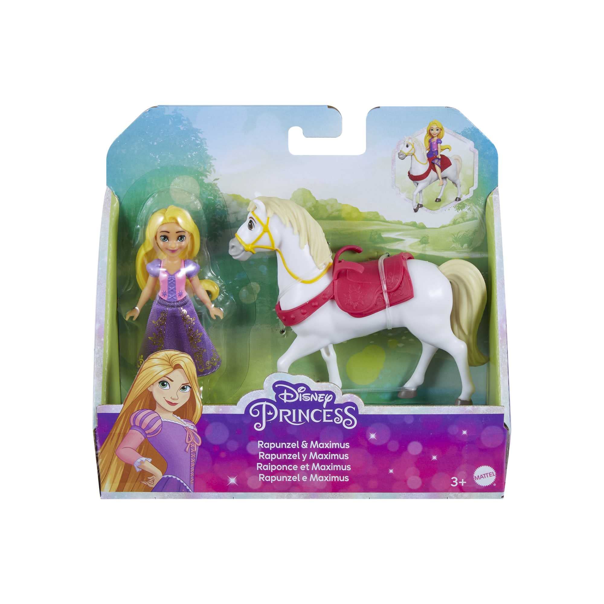 Foto 7 pulgar | Juguete Mattel Disney Princess Rapunzel Con Maximus Horse Tangled - Venta Internacional.