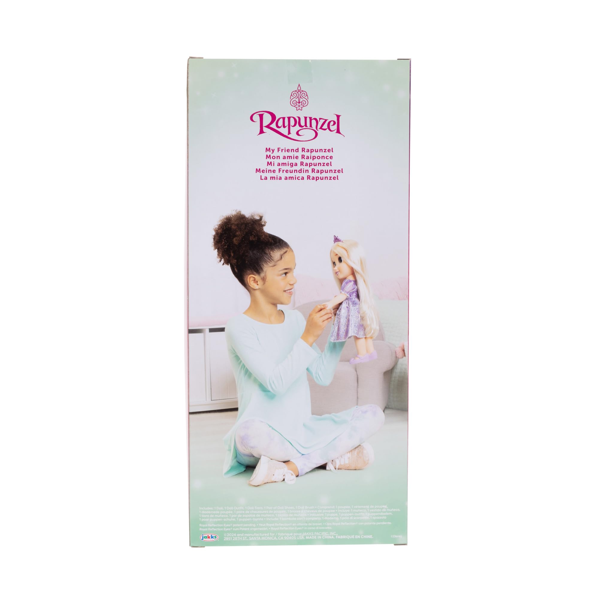 Foto 5 pulgar | Muñeca Disney Princess My Friend Rapunzel De 35 Cm Con Atuendo Y Accesorios - Venta Internacional.