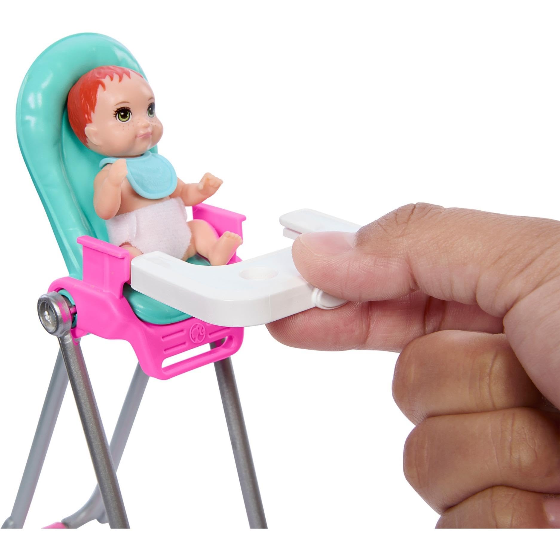 Foto 3 pulgar | Set De Niñera Doll Barbie Skipper & Playset Con Accesorios - Venta Internacional.