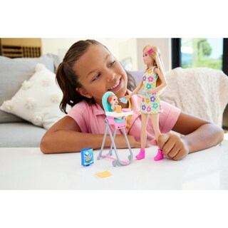 Foto 5 | Set De Niñera Doll Barbie Skipper & Playset Con Accesorios - Venta Internacional.
