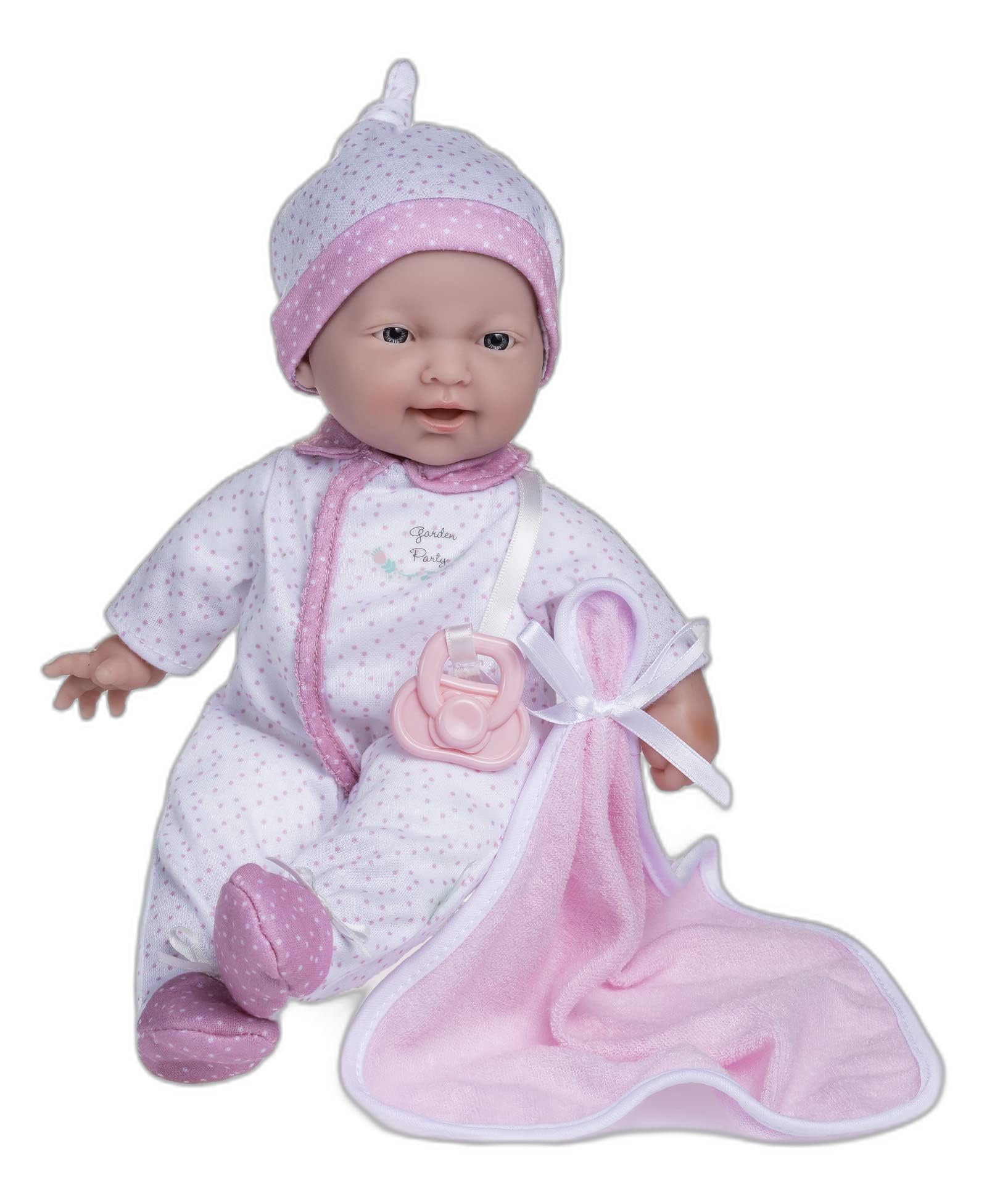 Baby Doll Jc Toys La Baby, Caucásica, 28 Cm, Suave, Lavable En El Cuerpo - Venta Internacional.