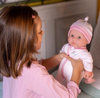 Foto 3 | Muñeca Jc Toys La Baby Caucasian De 40 Cm Con Atuendo Y Accesorios - Venta Internacional.