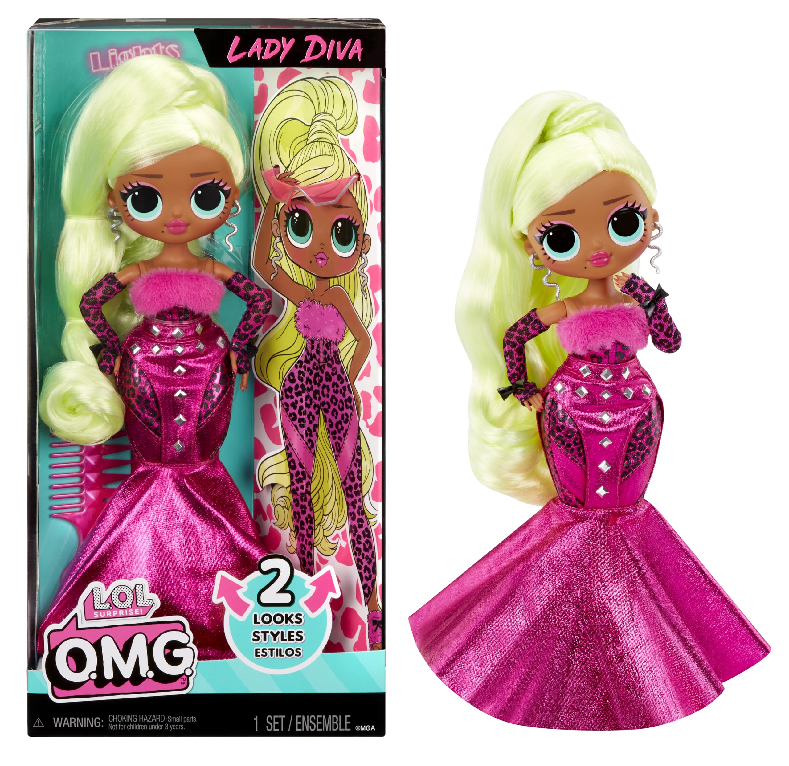 Foto 2 pulgar | Muñeca De Moda L.o.l. ¡sorpresa! Dios Mío, Lady Diva Con Accesorios - Venta Internacional.