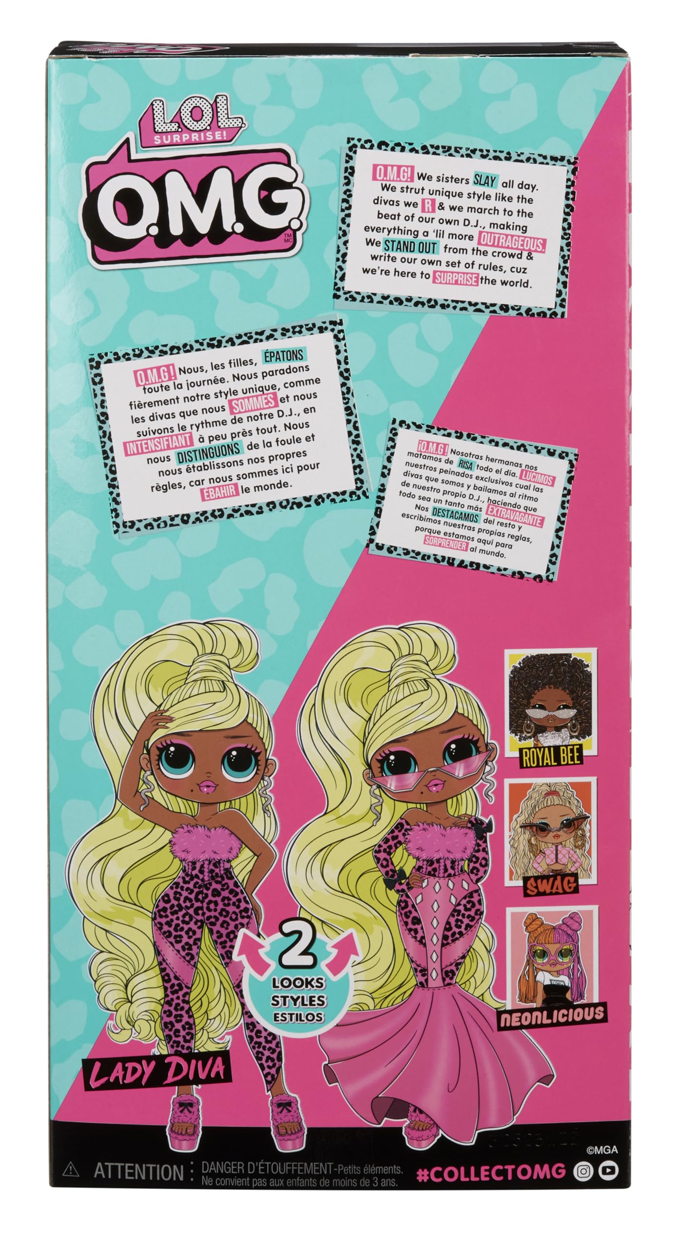 Foto 5 pulgar | Muñeca De Moda L.o.l. ¡sorpresa! Dios Mío, Lady Diva Con Accesorios - Venta Internacional.