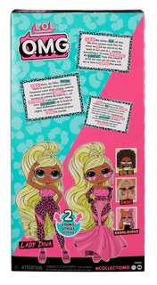Foto 4 | Muñeca De Moda L.o.l. ¡sorpresa! Dios Mío, Lady Diva Con Accesorios - Venta Internacional.