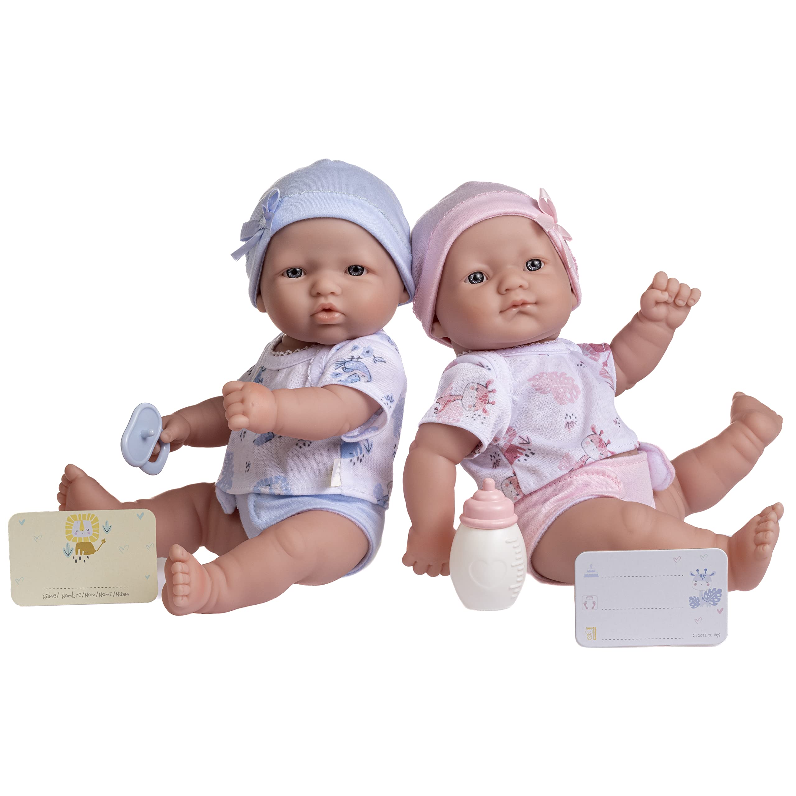 Muñeca Jc Toys Berenguer Boutique Realistic La Newborn 12.5 Gemelos - Venta Internacional.