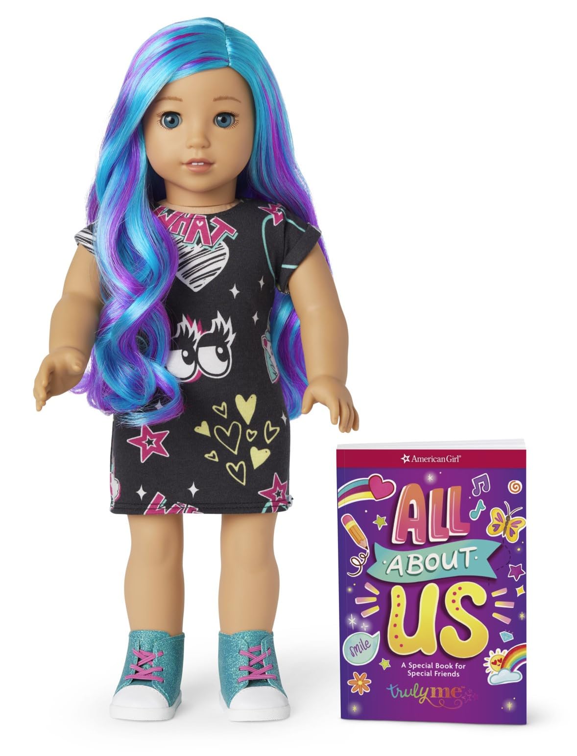 Foto 3 pulgar | Doll American Girl Truly Me #119, 18 Pulgadas, Ojos Azules, Cabello Azul-morado - Venta Internacional.