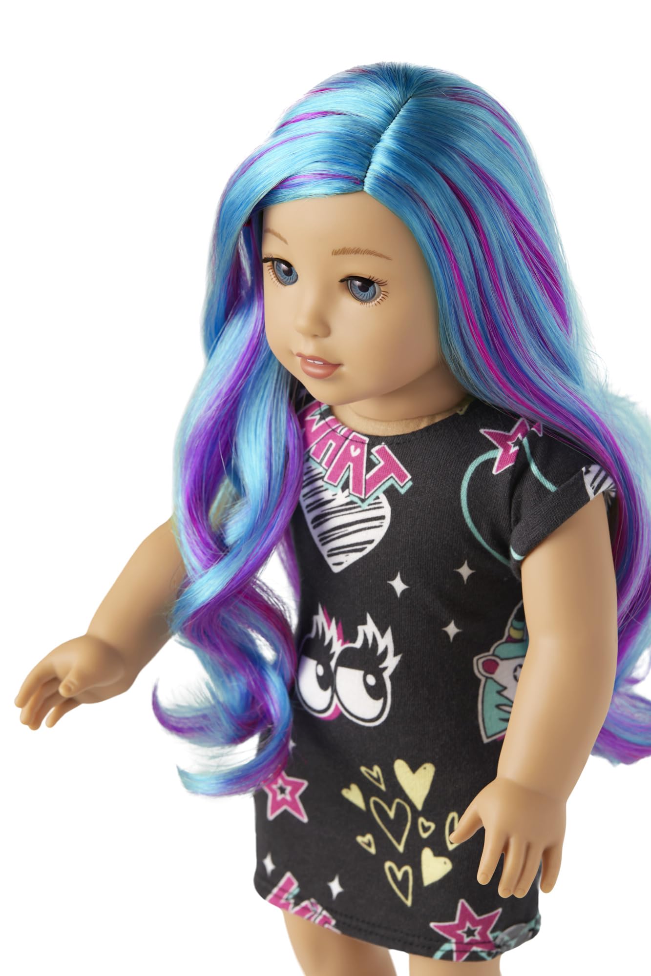 Foto 5 pulgar | Doll American Girl Truly Me #119, 18 Pulgadas, Ojos Azules, Cabello Azul-morado - Venta Internacional.