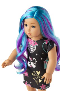 Foto 4 | Doll American Girl Truly Me #119, 18 Pulgadas, Ojos Azules, Cabello Azul-morado - Venta Internacional.