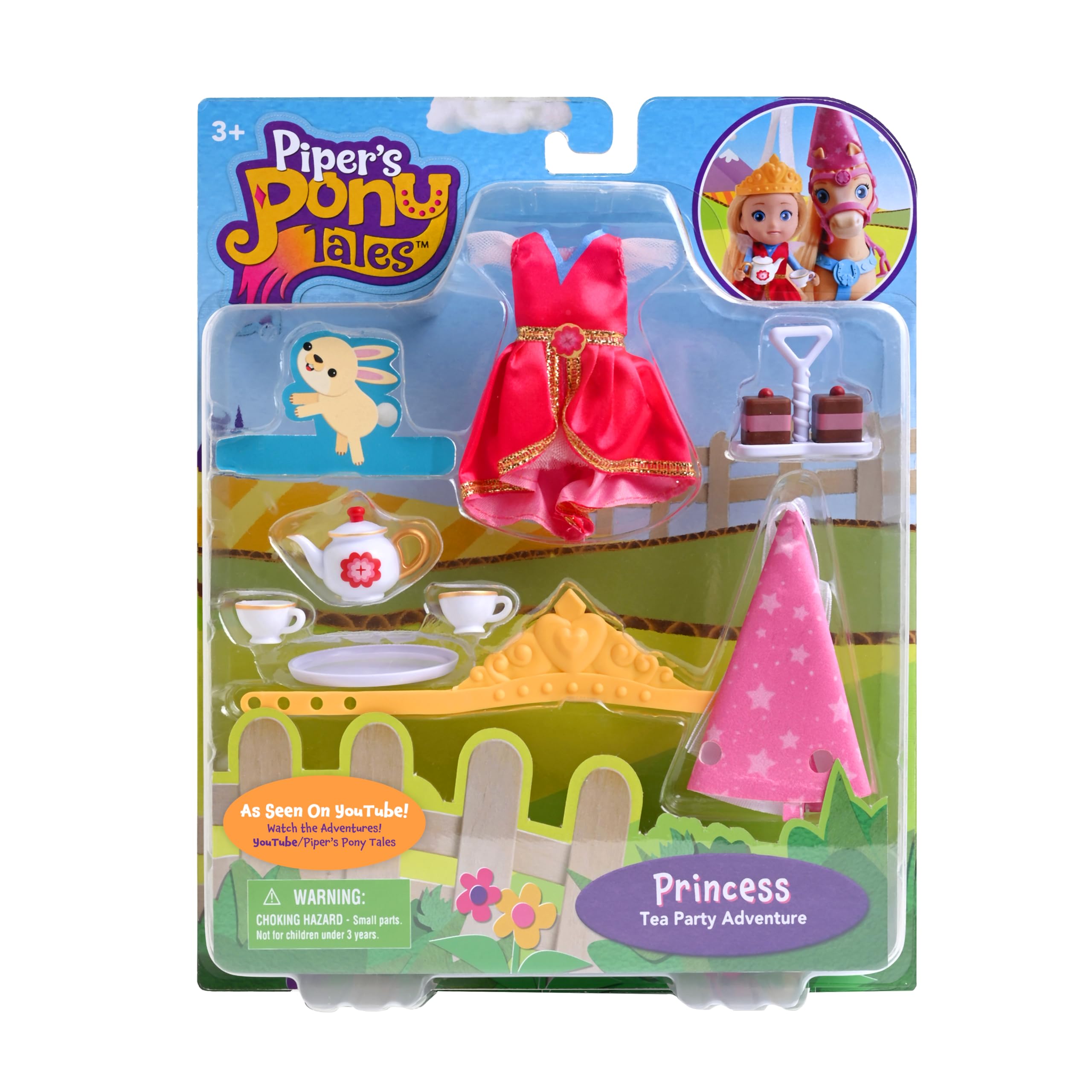 Foto 3 pulgar | Aventura De Fiesta De Té Para Princesas De Toy Breyer Piper Pony Tales - Venta Internacional.