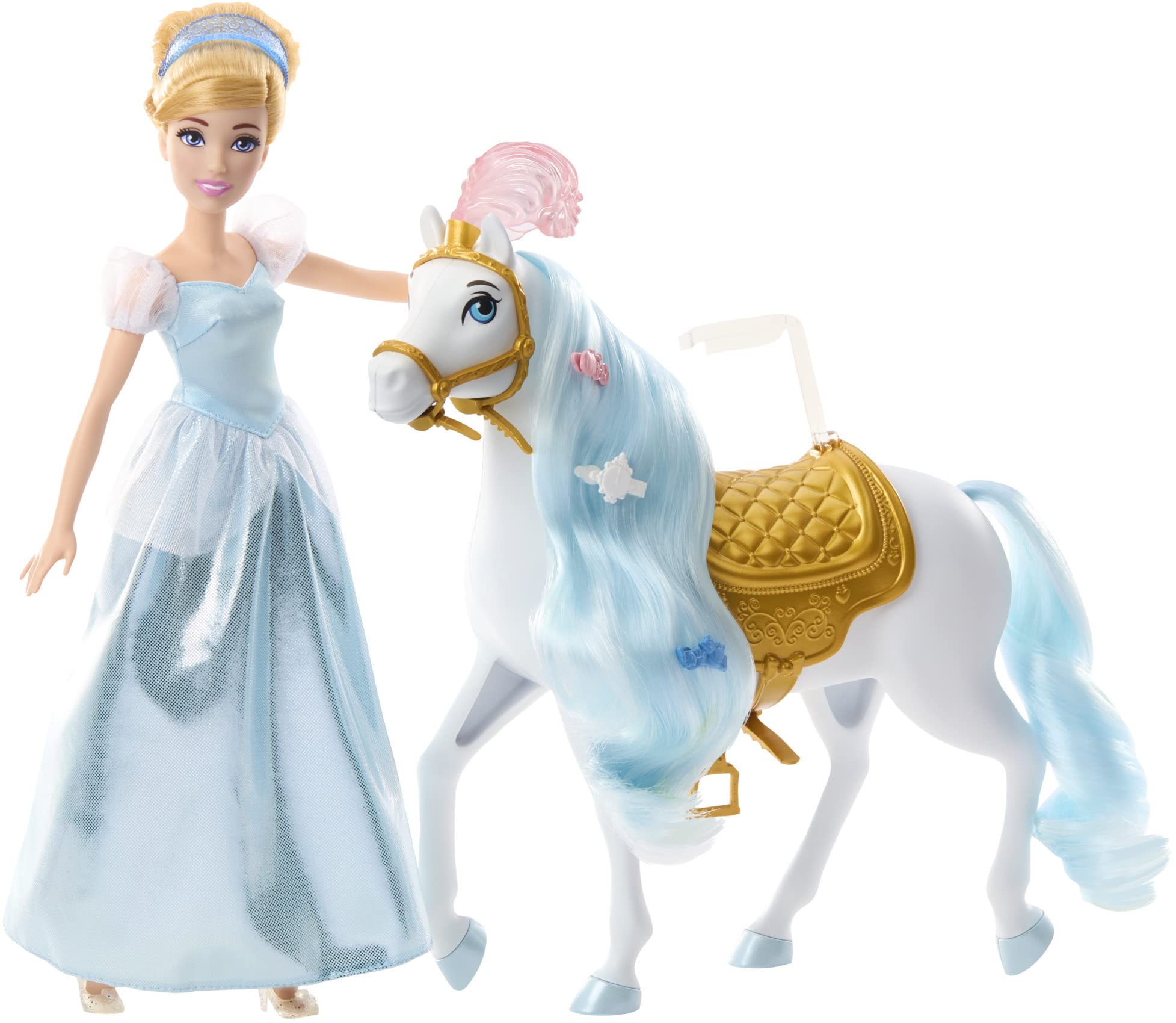 Muñeca De Moda Mattel Disney Princess Cenicienta Con Caballo - Venta Internacional.