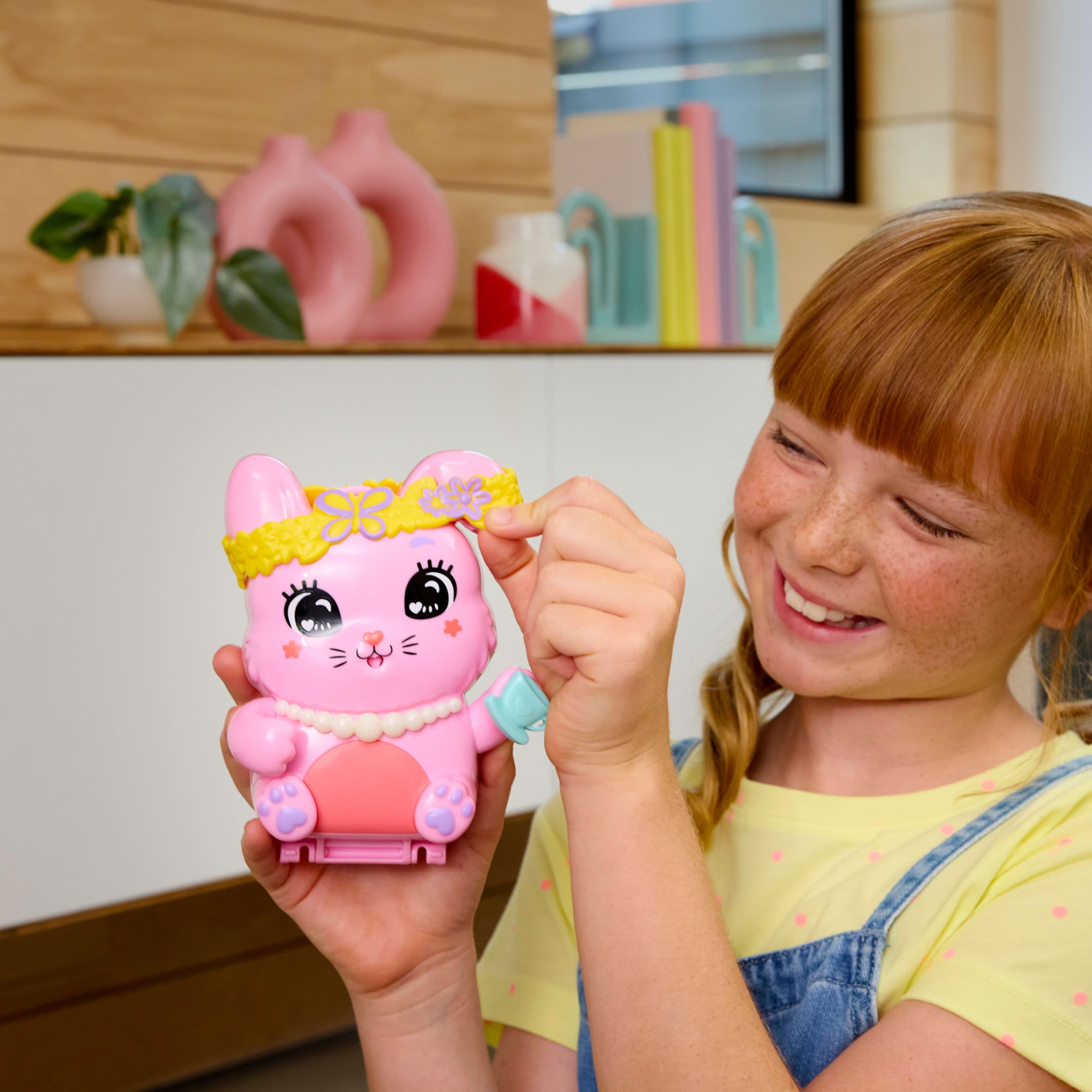 Foto 3 pulgar | Muñeca Toy Polly Pocket Dolls Para Fiesta De Té Con 1 Micromuñeca - Venta Internacional.
