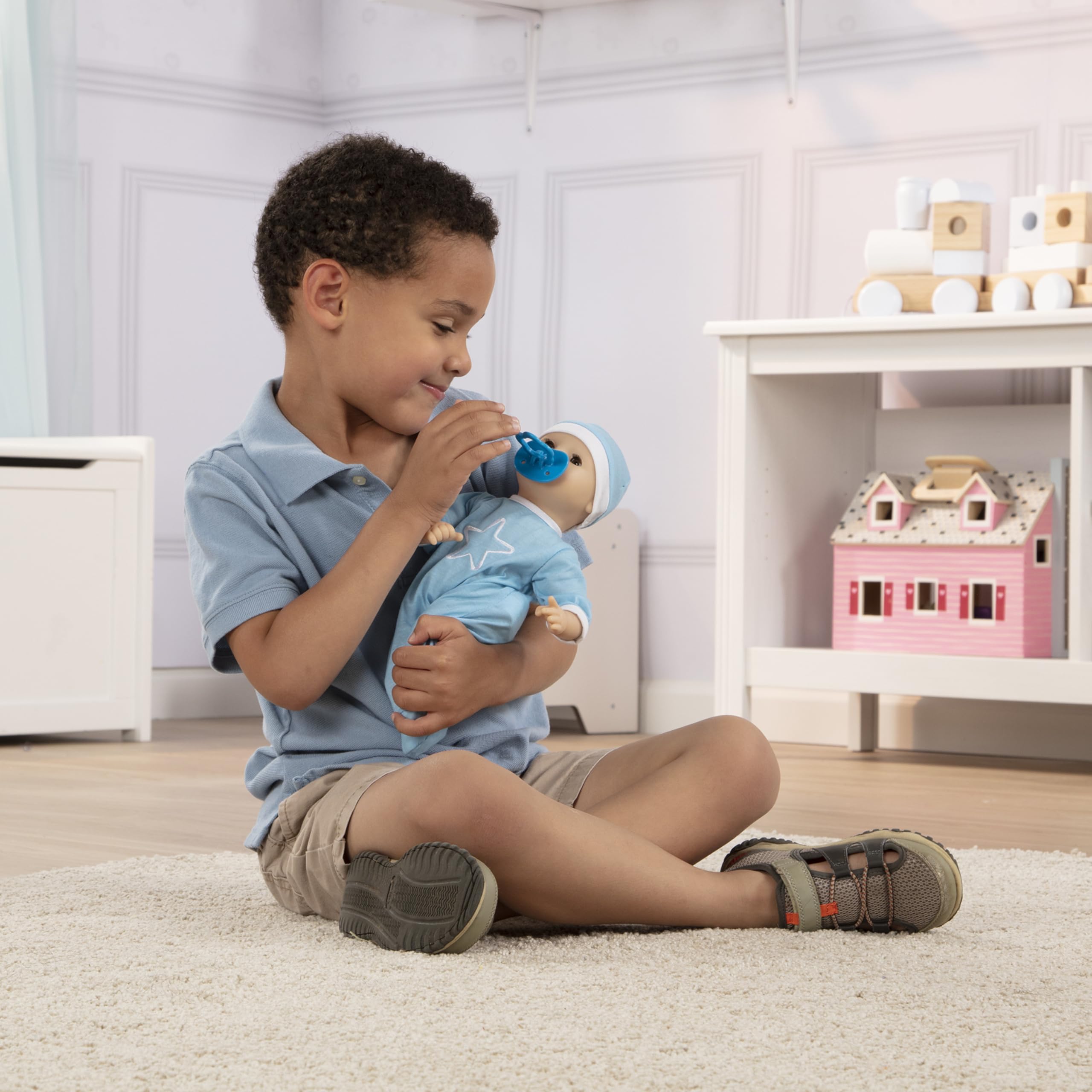 Foto 2 | Muñeca Melissa & Doug Mine To Love Jordan Con Ropa De 30 Cm - Venta Internacional.