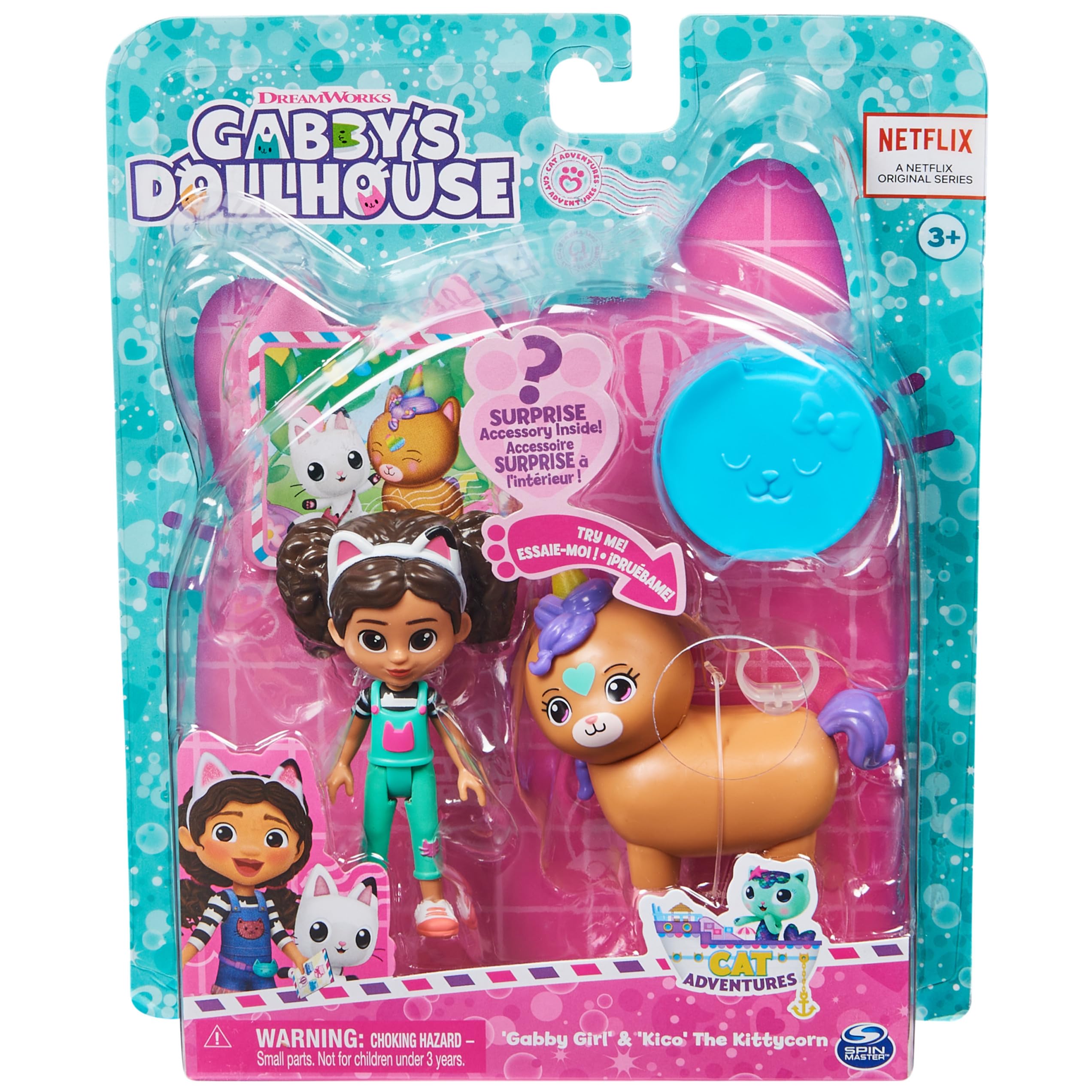Foto 3 pulgar | Pack De Figuras De Juguete Gabby's Dollhouse Gabby Girl Y Kico - Venta Internacional.