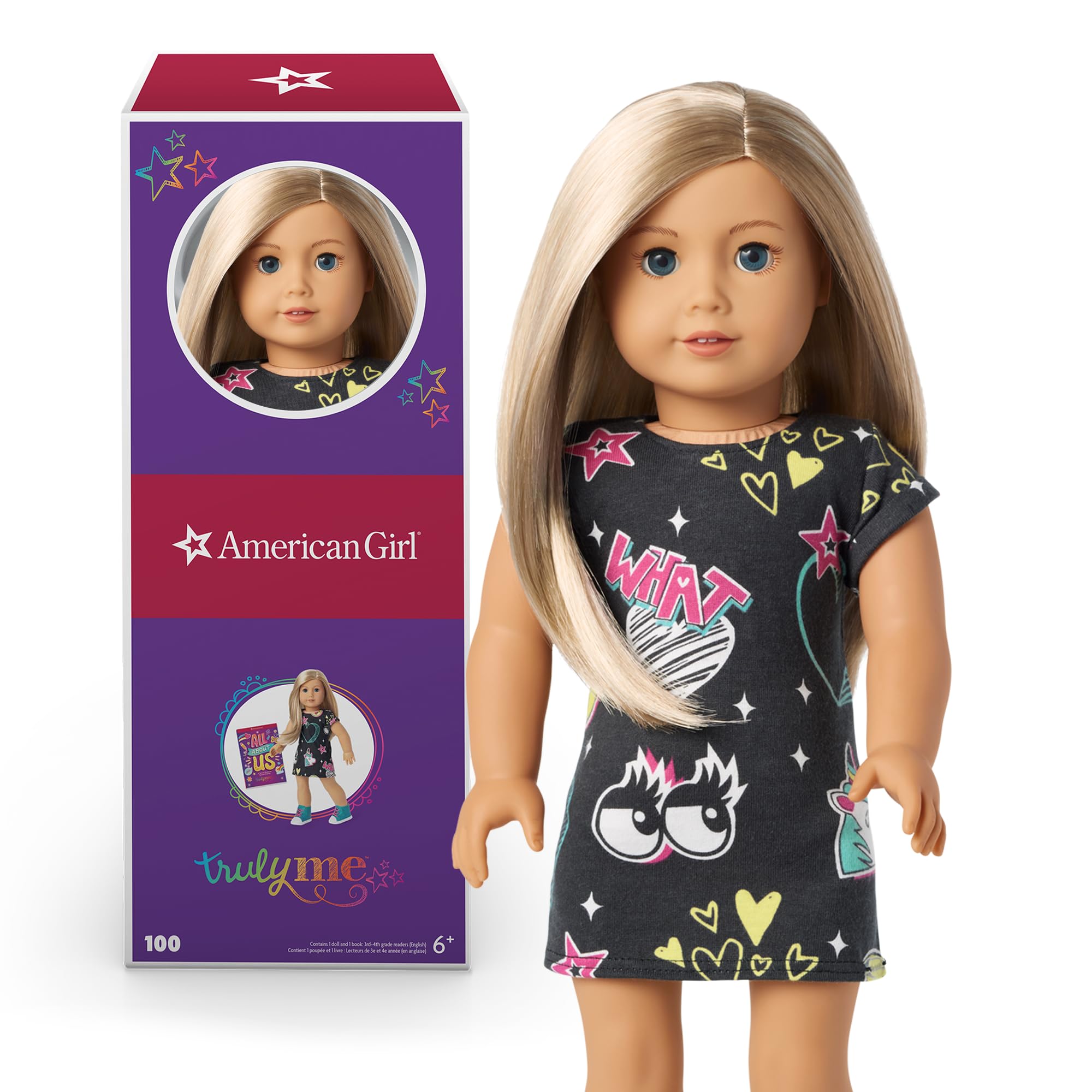 Foto 2 pulgar | Muñeca American Girl Truly Me #100 De 18 Pulgadas Con Ojos Azules Y Cabello Rubio - Venta Internacional.