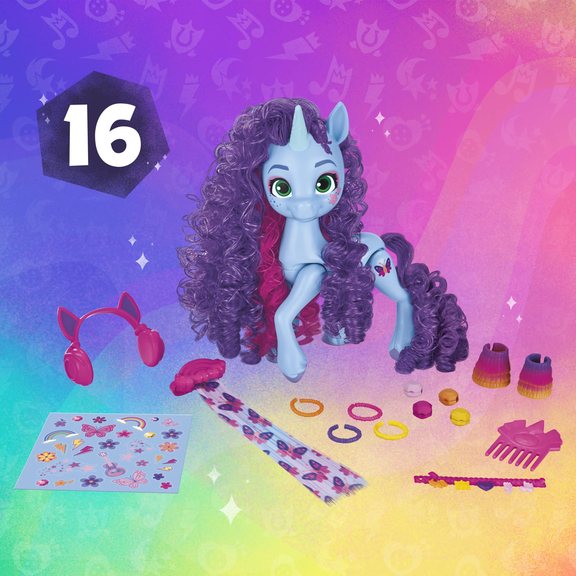 Foto 4 pulgar | Muñeca De Peluquería My Little Pony Misty Brightdawn 5.5 Pulgadas - Venta Internacional.
