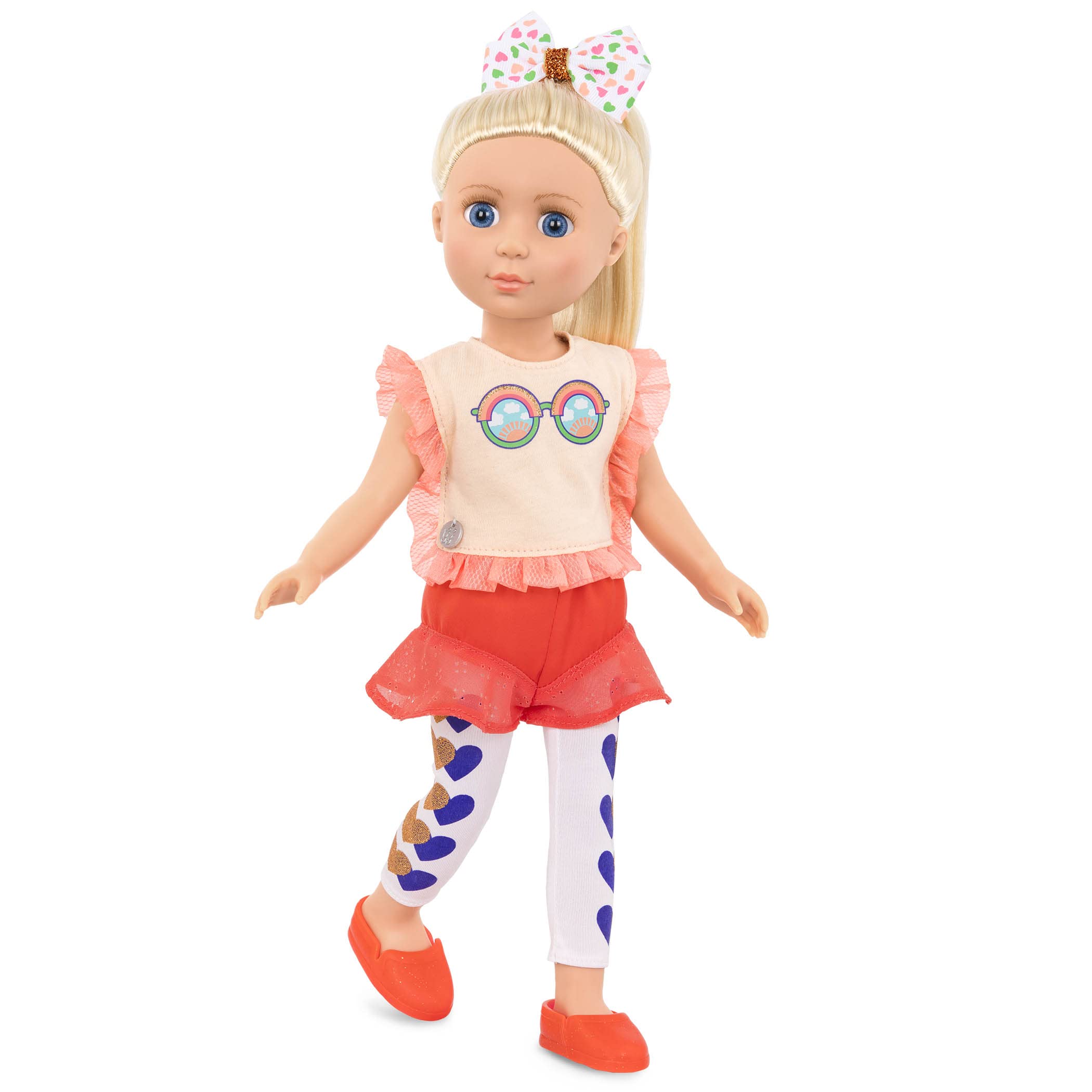 Foto 1 | Muñeca Moderna Con Purpurina Para Niñas, 14 Pulgadas, Con Ropa De Más De 3 Años - Venta Internacional.