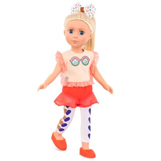 Foto 1 | Muñeca Moderna Con Purpurina Para Niñas, 14 Pulgadas, Con Ropa De Más De 3 Años - Venta Internacional.