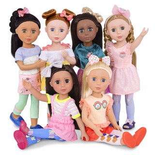Foto 7 | Muñeca Moderna Con Purpurina Para Niñas, 14 Pulgadas, Con Ropa De Más De 3 Años - Venta Internacional.