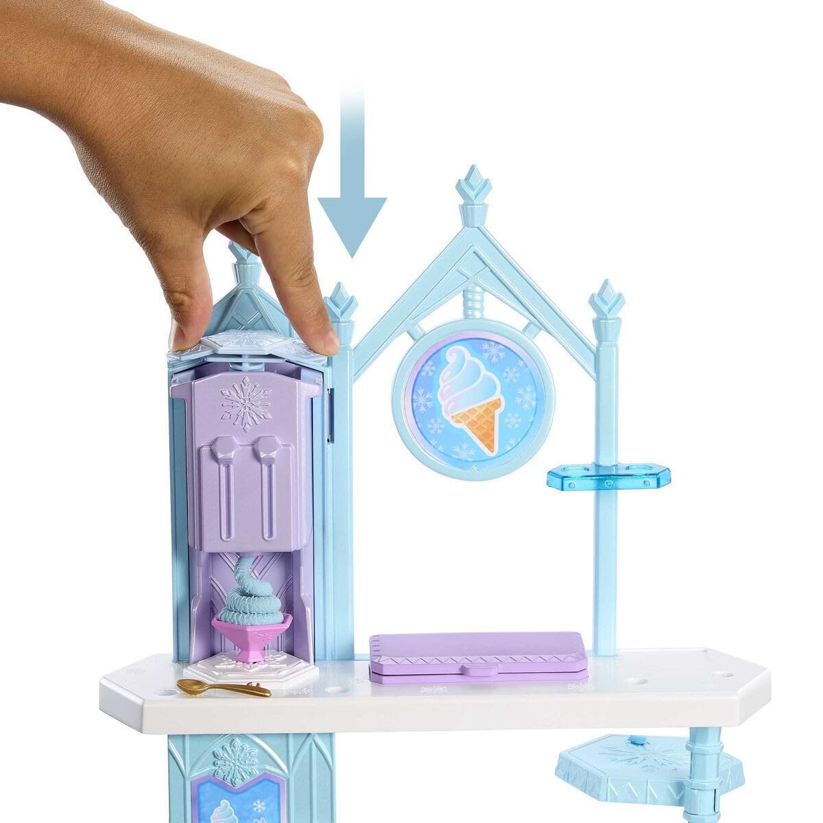 Foto 6 pulgar | Playset Mattel Disney Frozen Postre Con Figuras De Elsa Y Olaf - Venta Internacional.