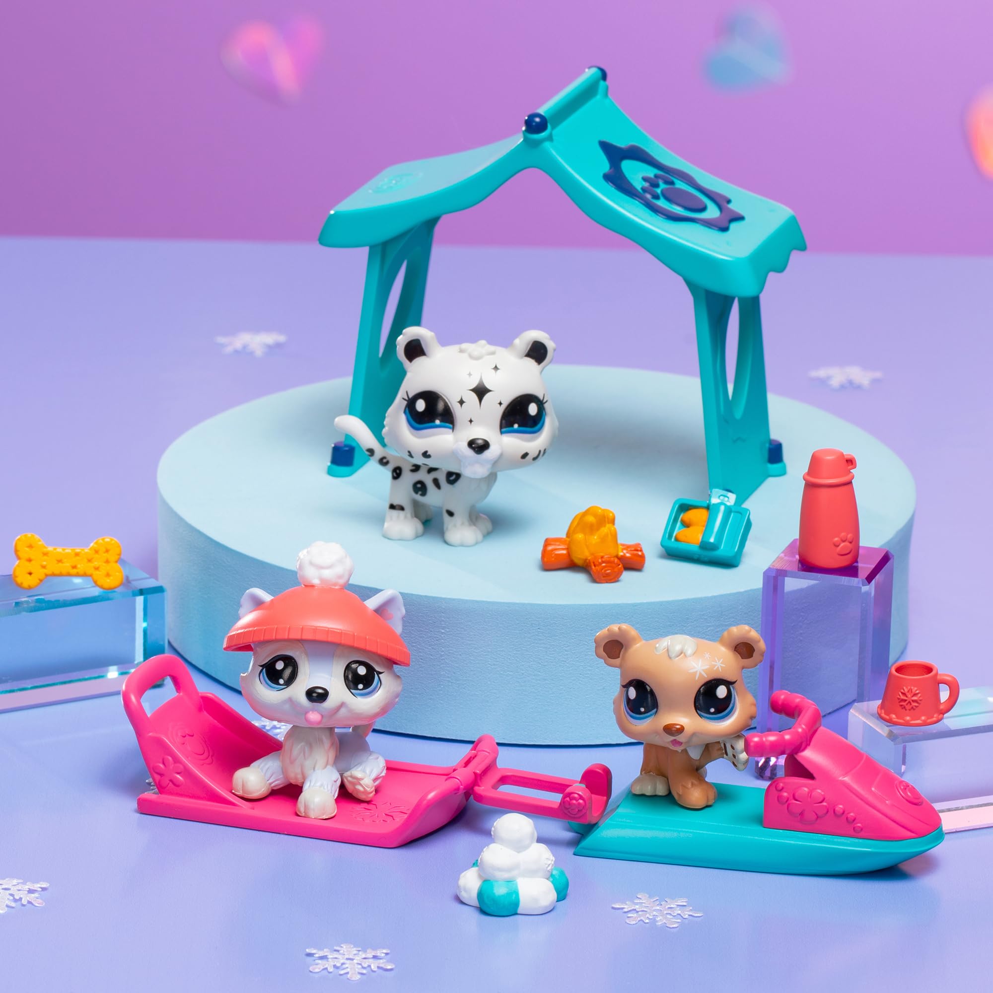 Foto 4 pulgar | Pack De Juego Littlest Pet Shop Snowy Day Lps Gen 7 Con Figuras - Venta Internacional.