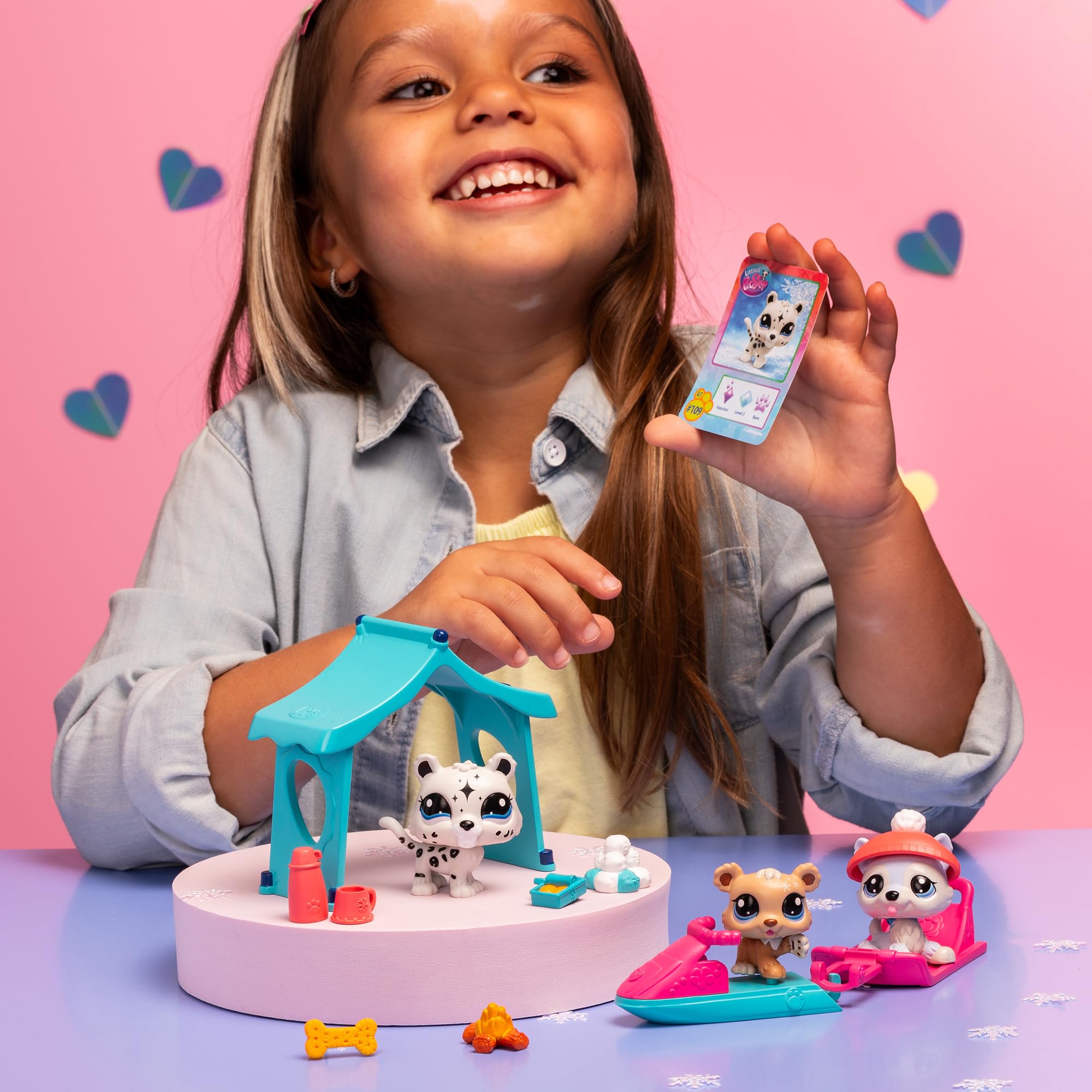Foto 6 pulgar | Pack De Juego Littlest Pet Shop Snowy Day Lps Gen 7 Con Figuras - Venta Internacional.