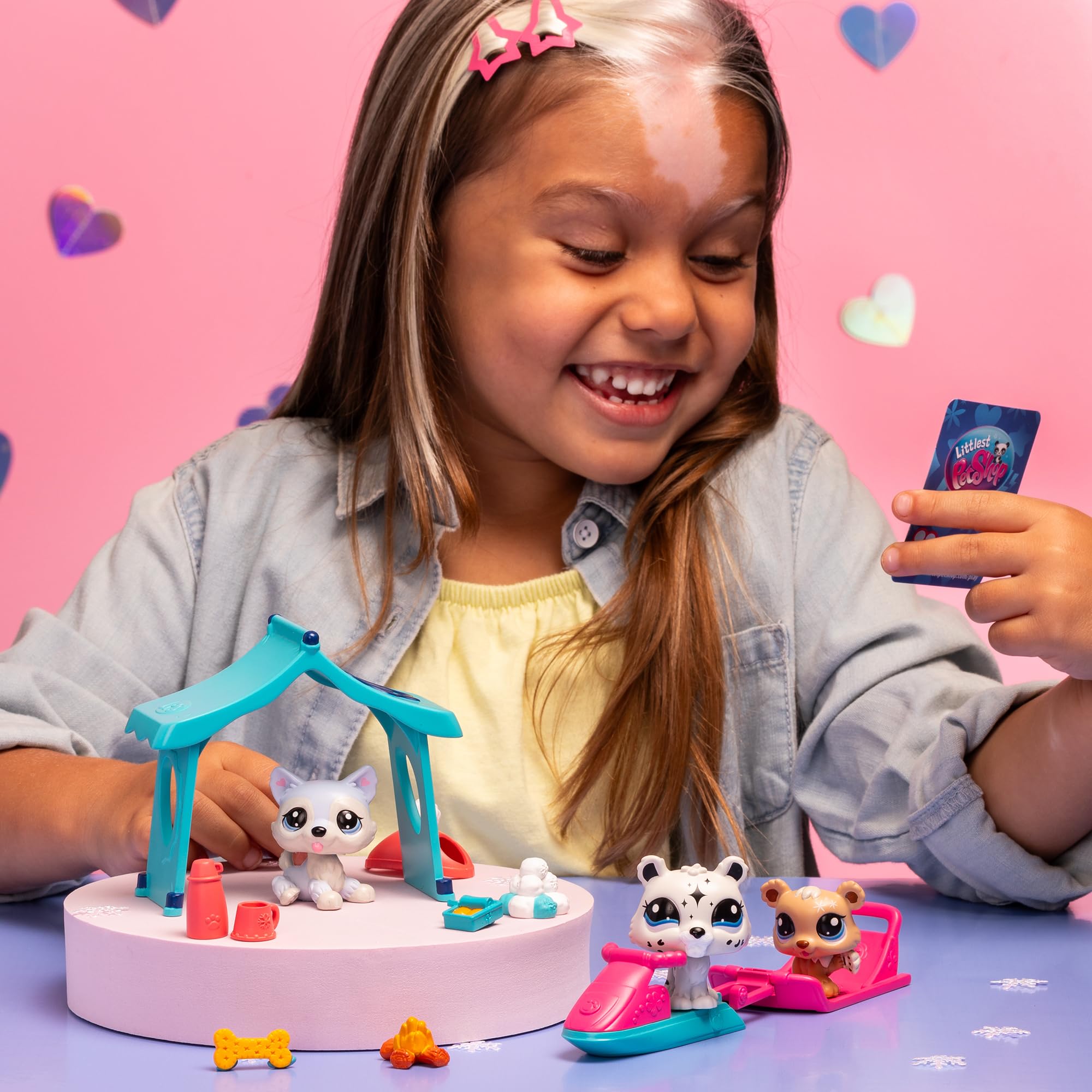 Foto 8 pulgar | Pack De Juego Littlest Pet Shop Snowy Day Lps Gen 7 Con Figuras - Venta Internacional.