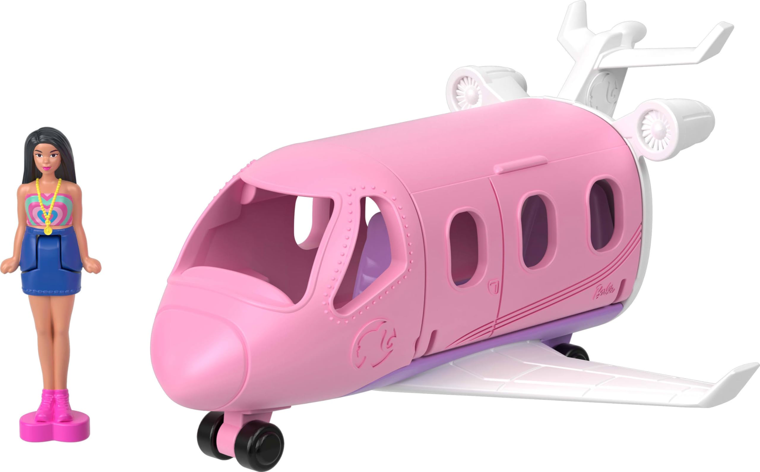 Foto 3 | Set De Juguetes Barbie Mini Barbieland Con 4 Minimuñecas Y 4 Vehículos - Venta Internacional.