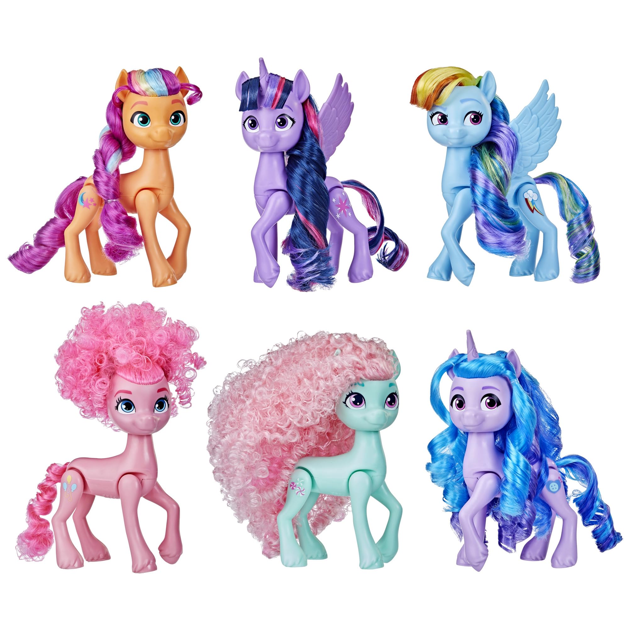 Foto 2 pulgar | Muñecas Toy My Little Pony Rainbow Celebration, 6 Figuras De 14 Cm - Venta Internacional.