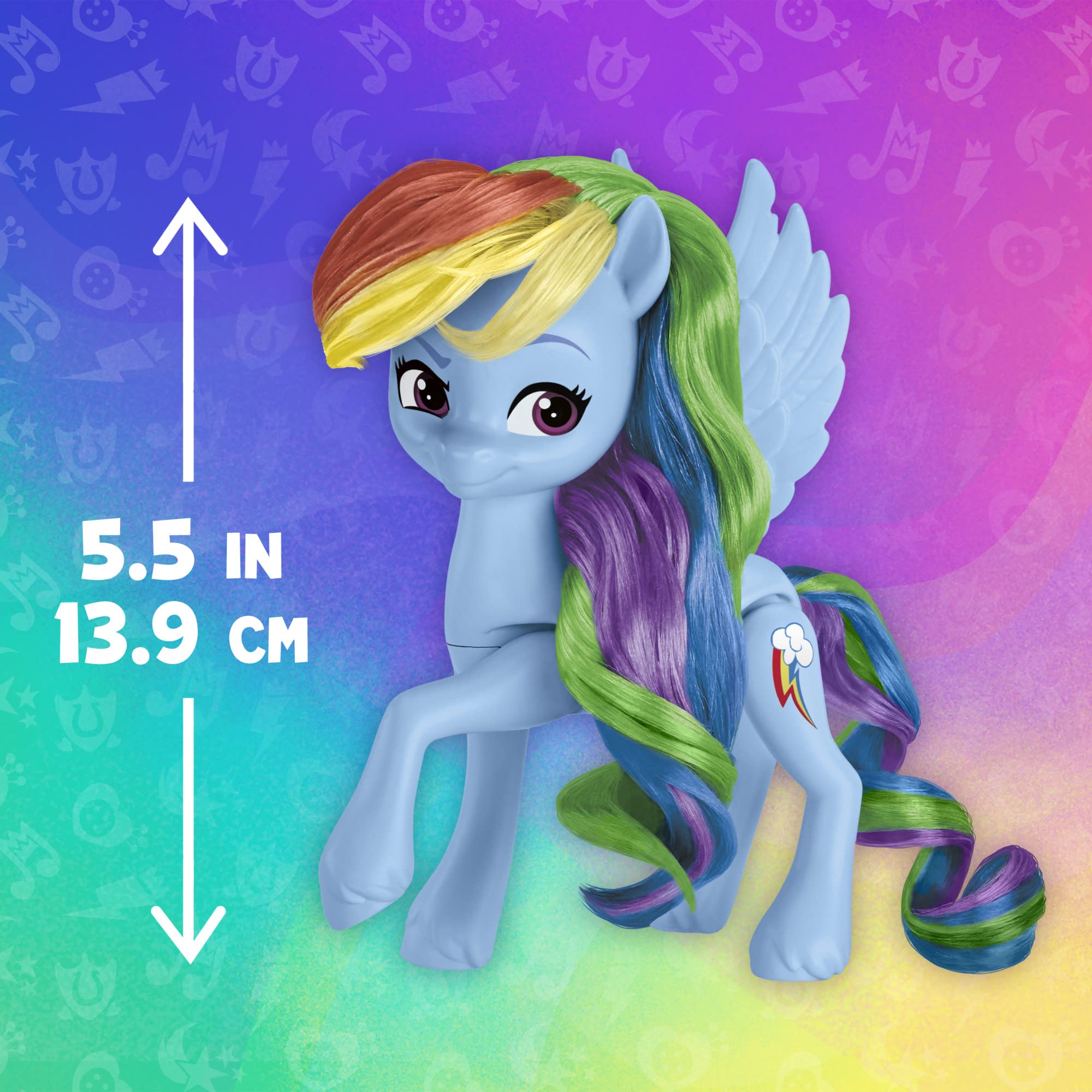 Foto 7 pulgar | Muñecas Toy My Little Pony Rainbow Celebration, 6 Figuras De 14 Cm - Venta Internacional.