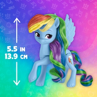 Foto 6 | Muñecas Toy My Little Pony Rainbow Celebration, 6 Figuras De 14 Cm - Venta Internacional.
