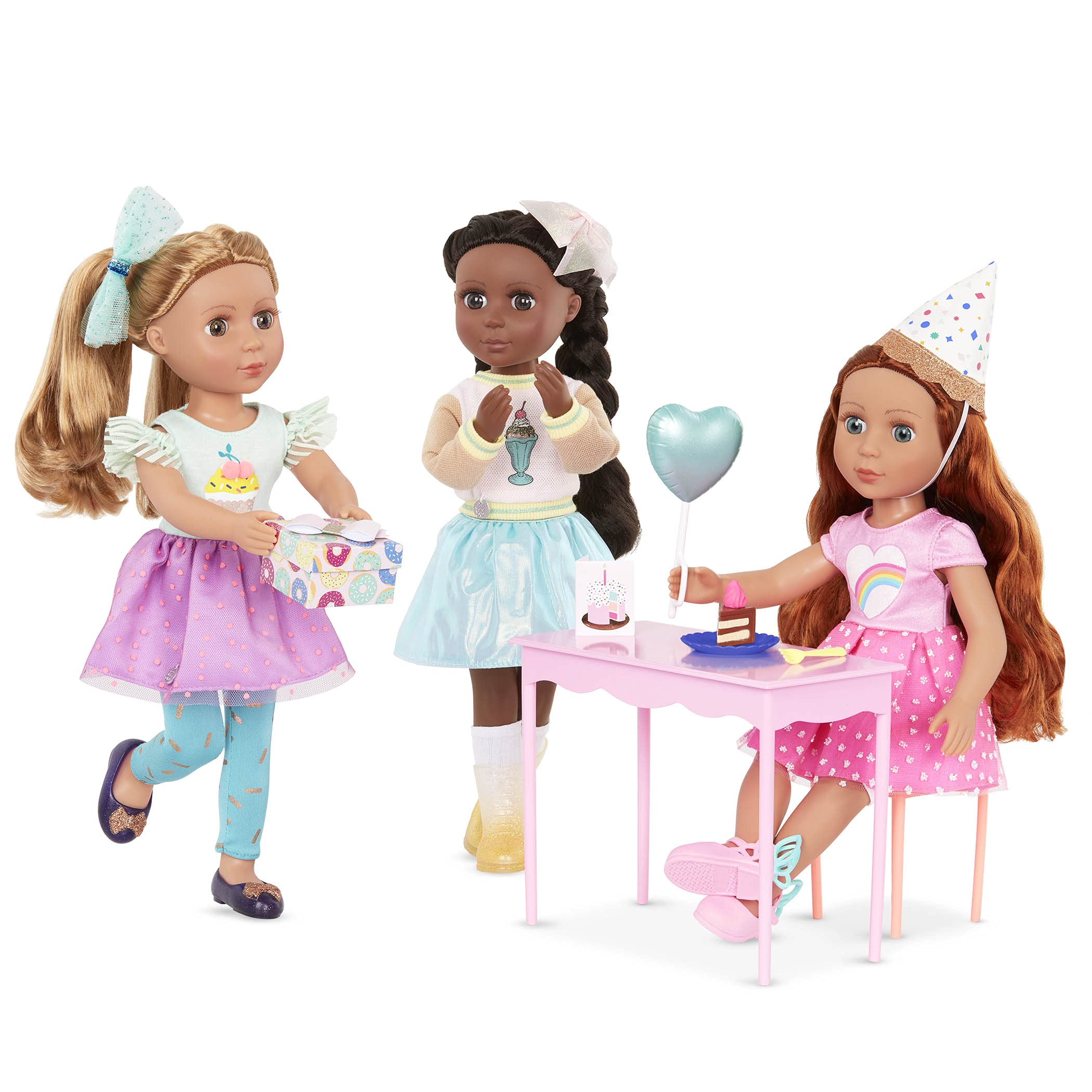 Foto 8 pulgar | Muñeca Para Fiesta De Cumpleaños Con Purpurina Para Niñas Cicely, 35 Cm, Con Ropa Para Mayores De 3 - Venta Interna