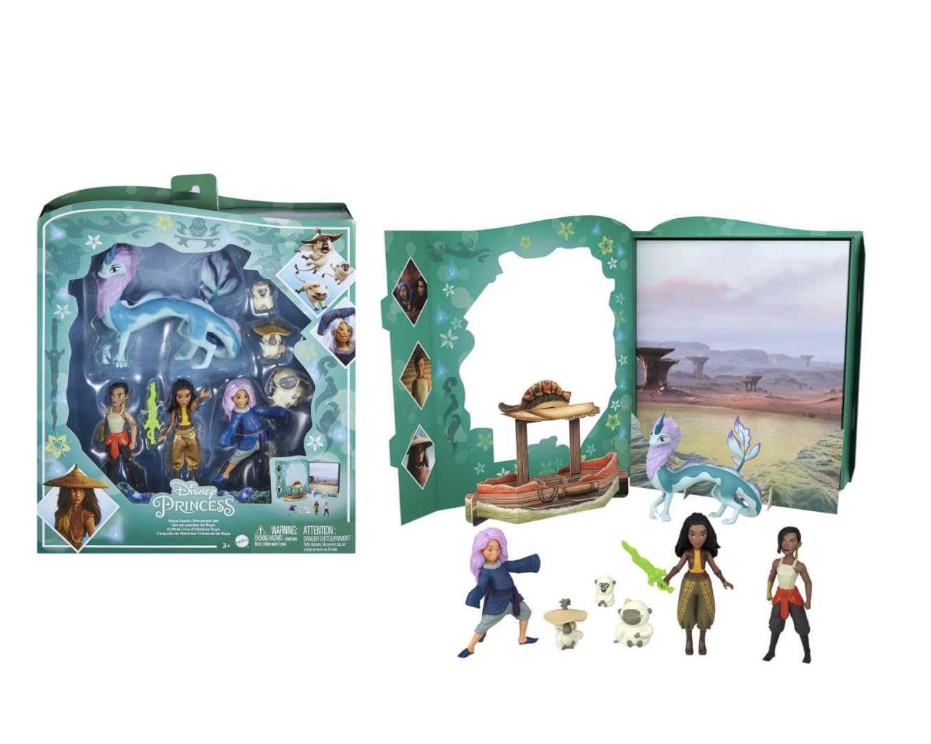Pack Disney Raya Y El Último Dragón Story De Toy Mattel - Venta Internacional.