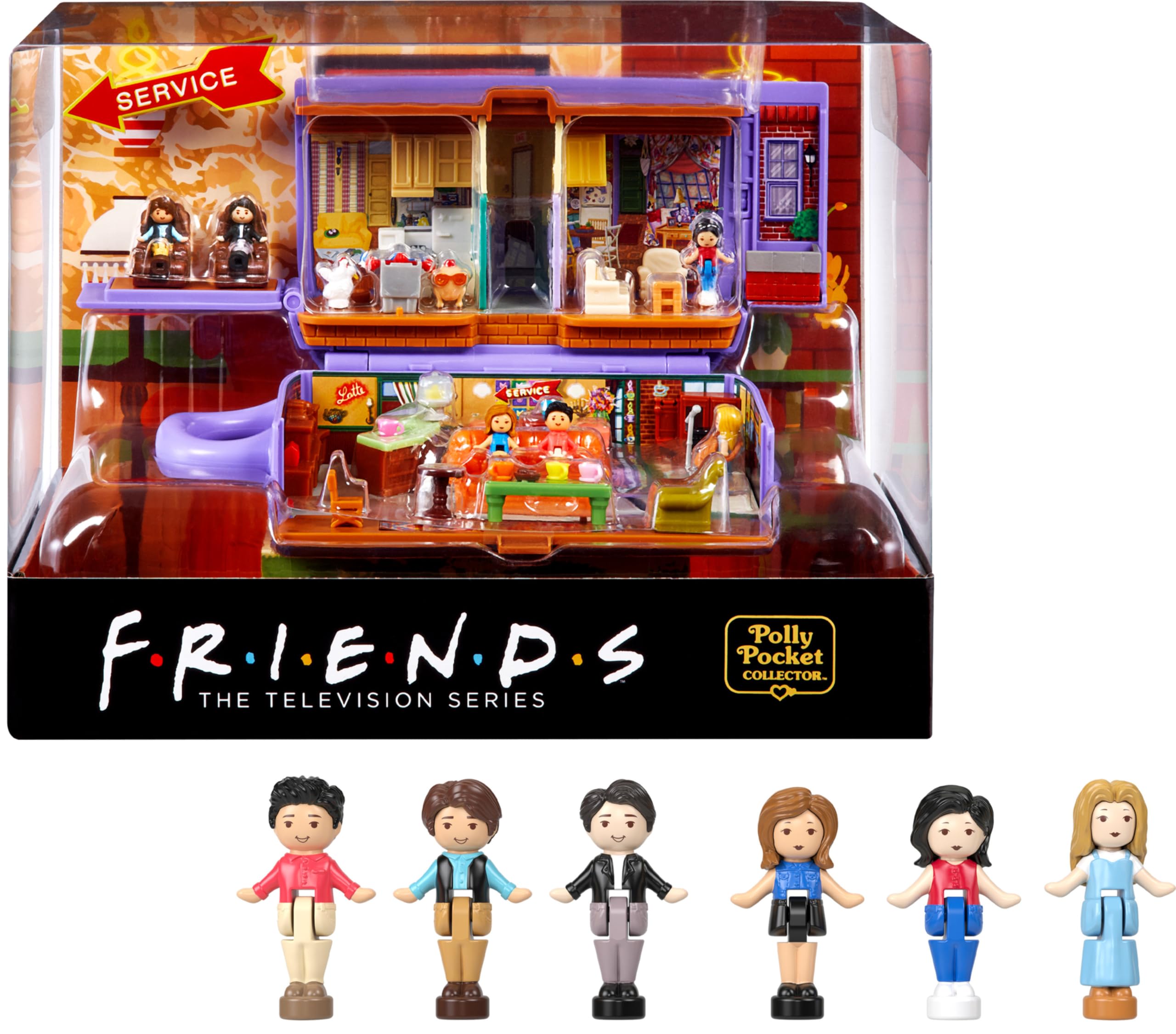 Foto 2 pulgar | Playset Polly Pocket Friends Compact Con 6 Muñecas Y 9 Accesos. - Venta Internacional.