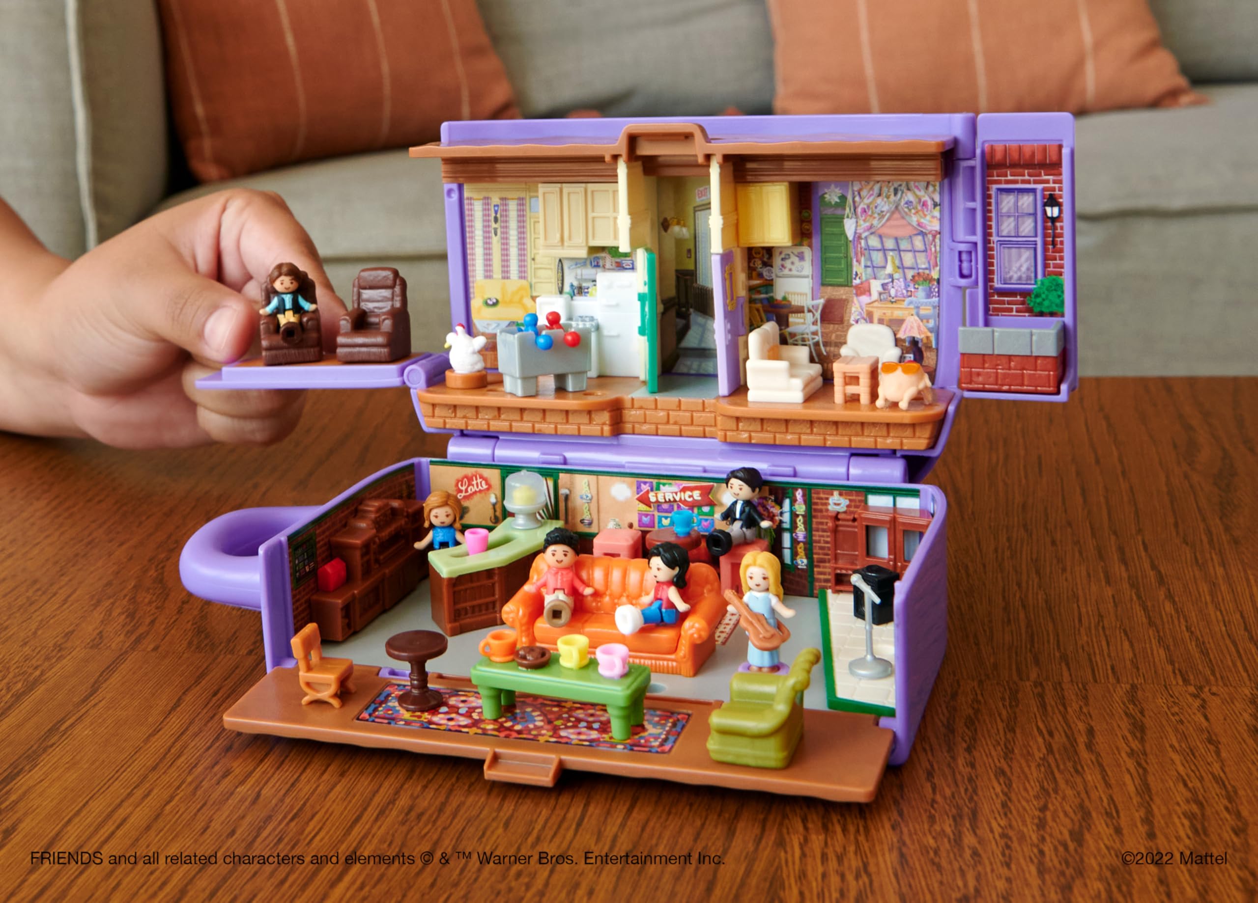 Foto 3 pulgar | Playset Polly Pocket Friends Compact Con 6 Muñecas Y 9 Accesos. - Venta Internacional.