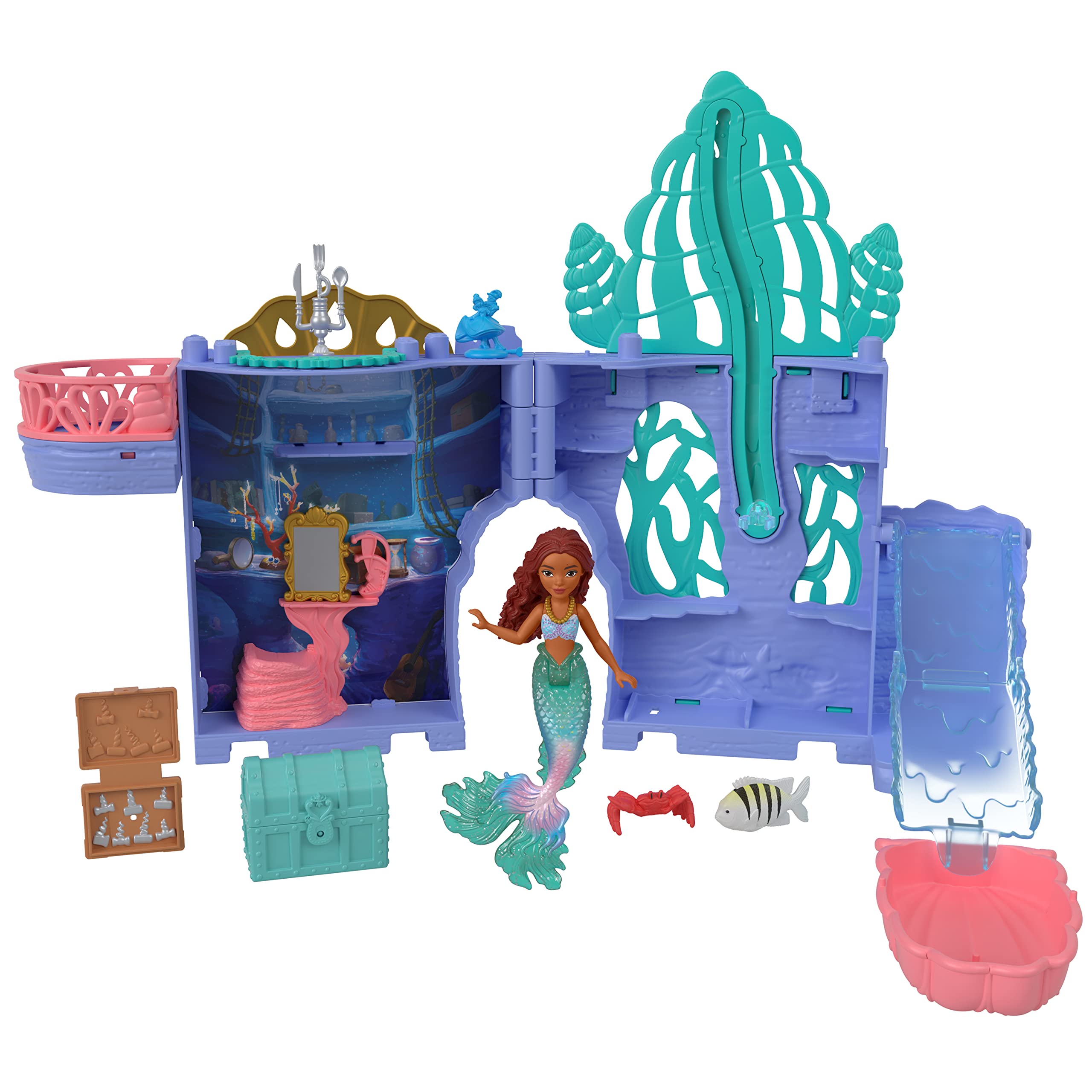 Set De Juego Mattel Disney La Sirenita Storytime Stackers - Venta Internacional.