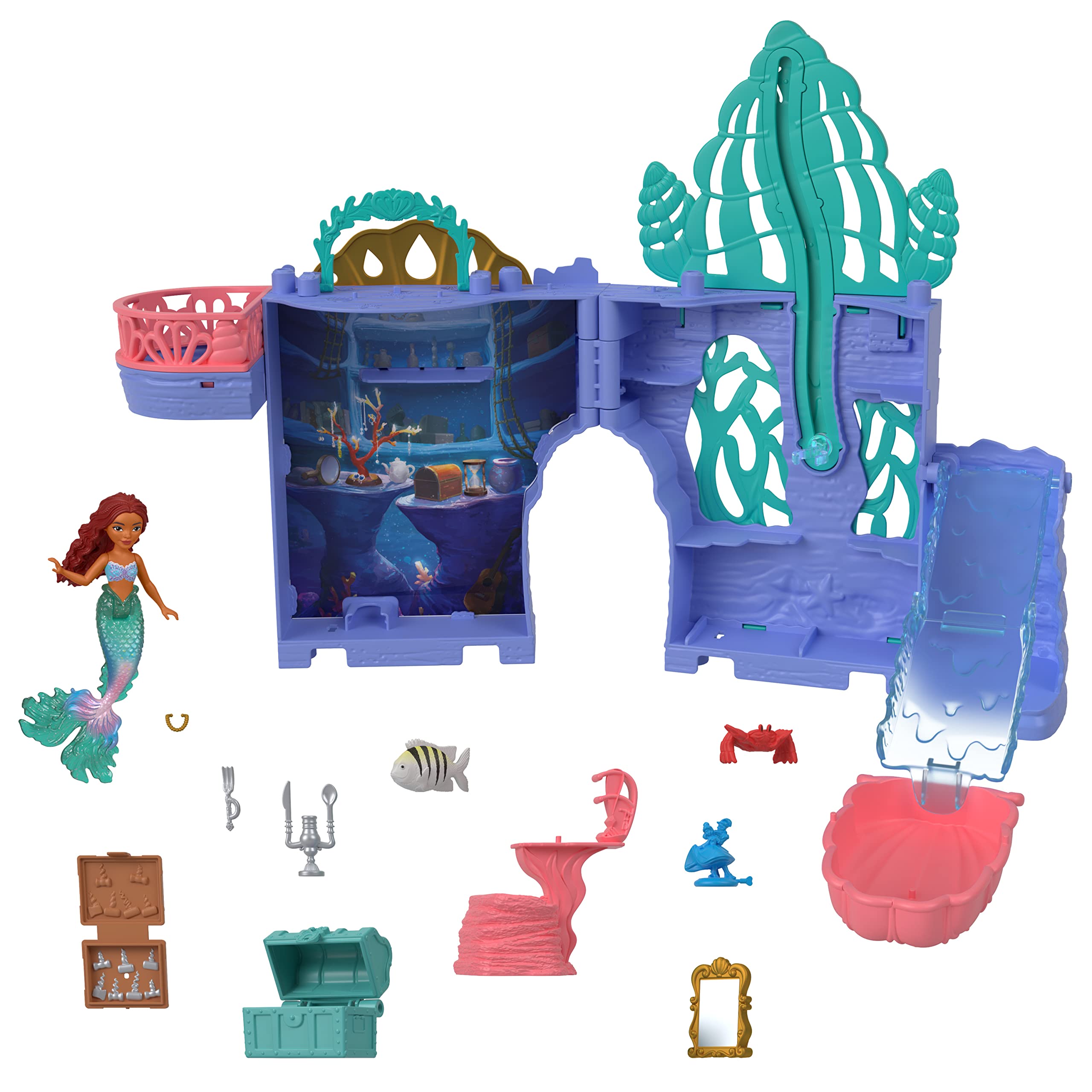 Foto 6 pulgar | Set De Juego Mattel Disney La Sirenita Storytime Stackers - Venta Internacional.