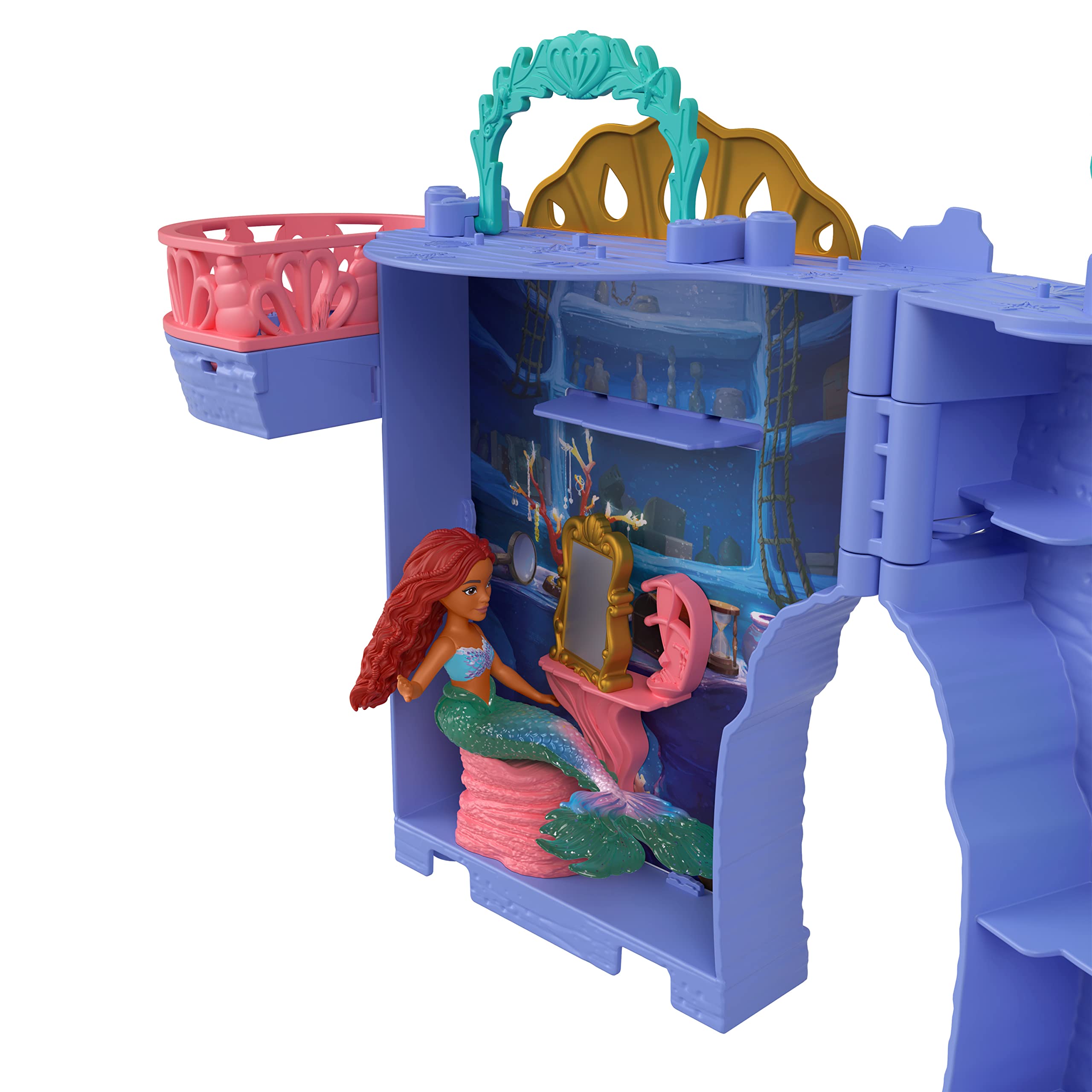 Foto 8 pulgar | Set De Juego Mattel Disney La Sirenita Storytime Stackers - Venta Internacional.