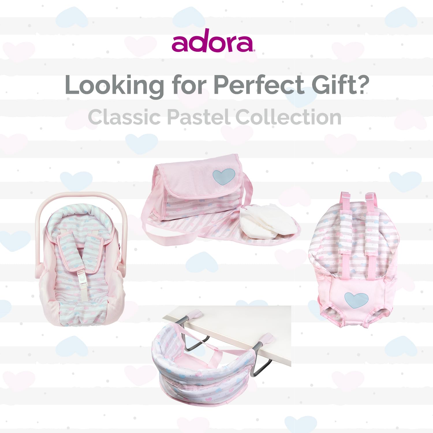 Foto 6 pulgar | Bolsa De Pañales Adora Baby Doll Con Cambiador Y 2 Pañales - Venta Internacional.