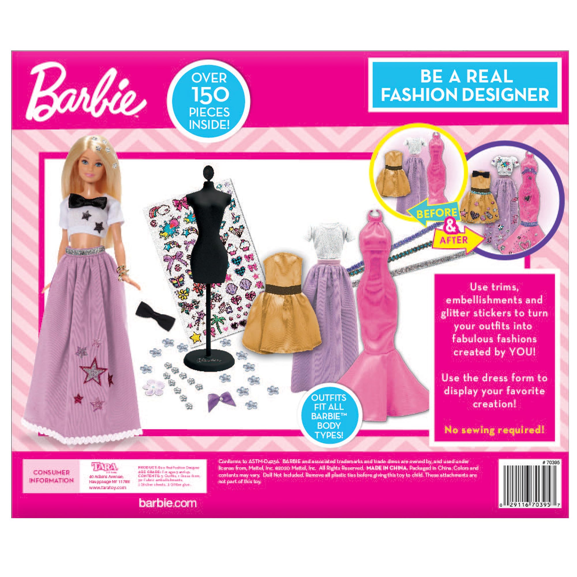 Foto 3 pulgar | Kit De Diseñadora De Moda Barbie Sé Una Diseñadora De Moda Tara Toys - Venta Internacional.