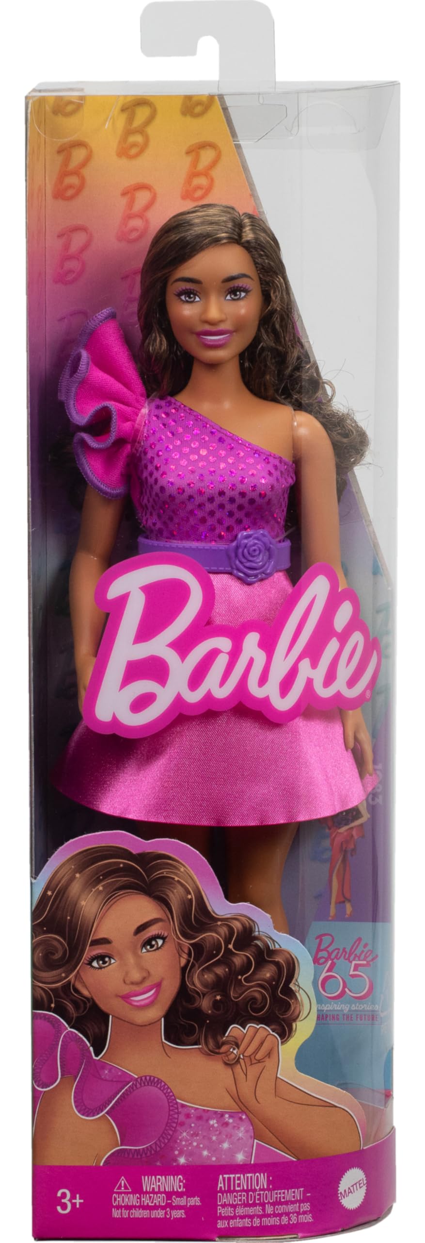 Foto 7 pulgar | Muñeca De Moda Barbie Fashionistas #225 Curvy 65th Anniversary - Venta Internacional.